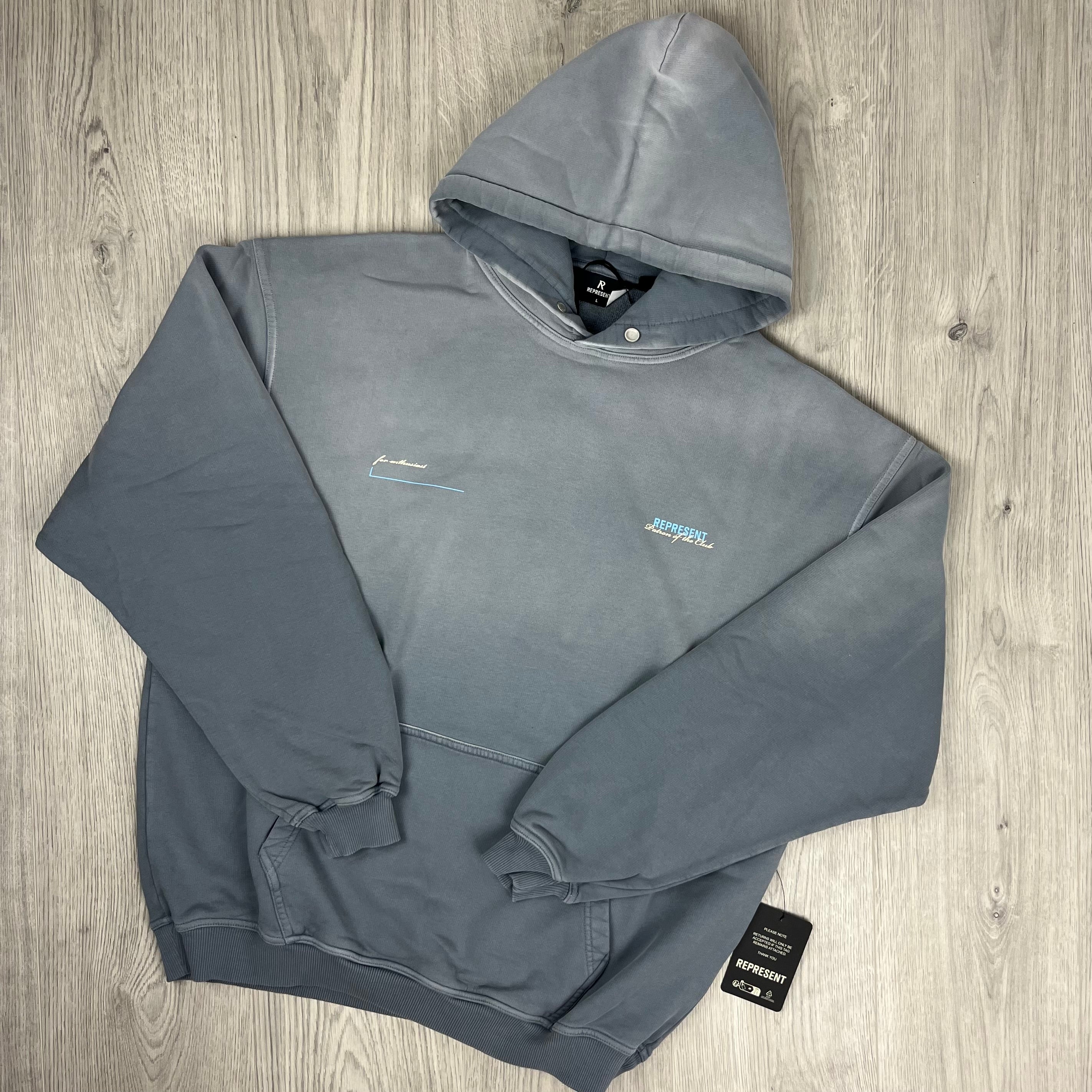 Represent Patron Hoodie - Washed Grey