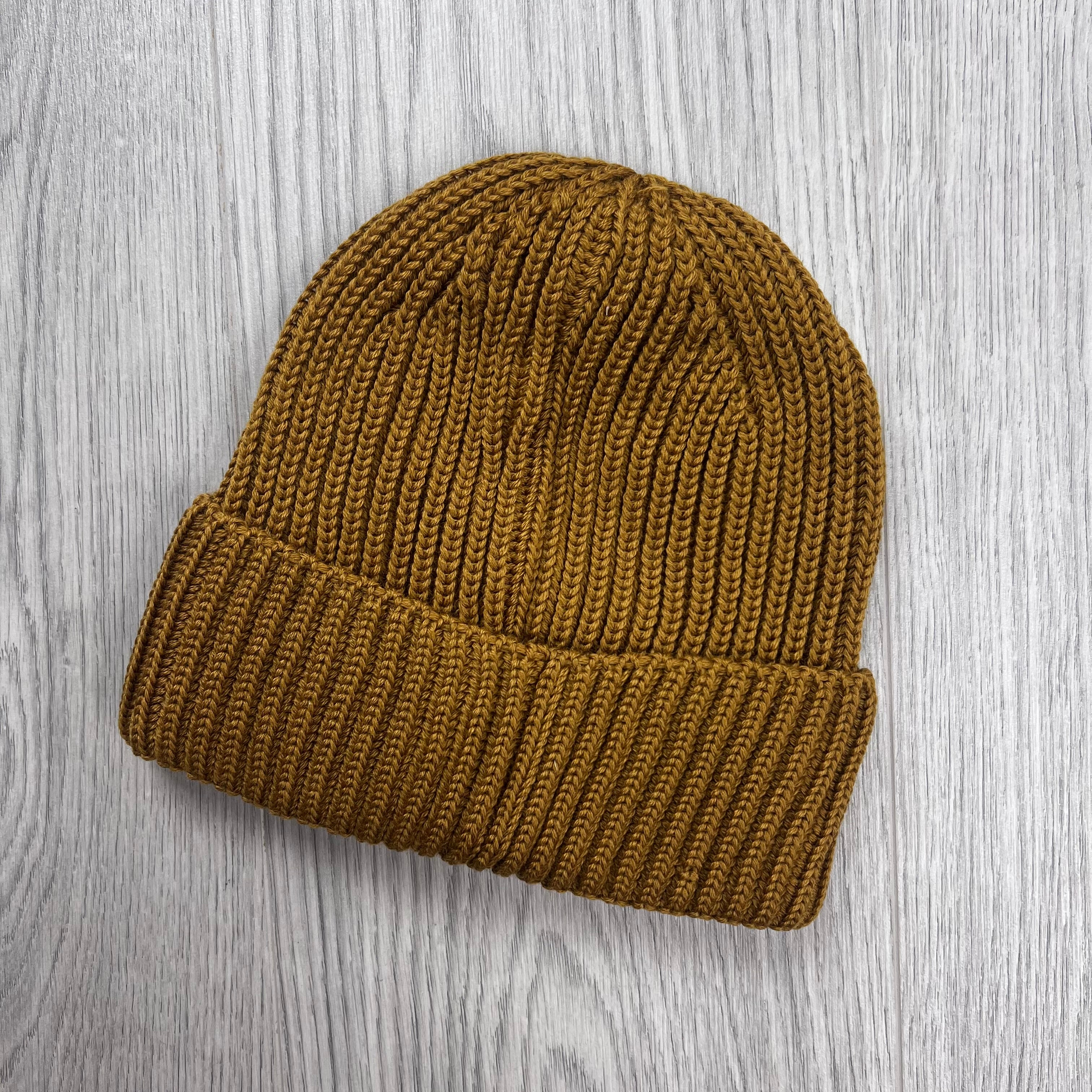 CP Company Lens Beanie - Buck Thorn Brown