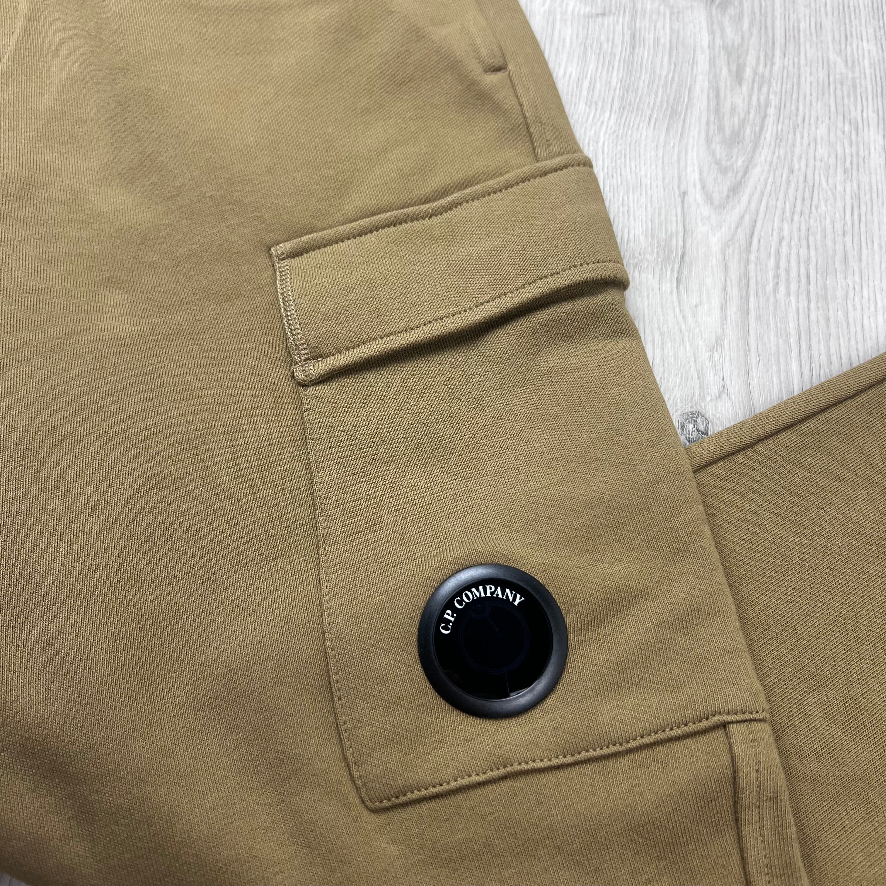 CP Company Raised Fleece Sweatpants - Ermine
