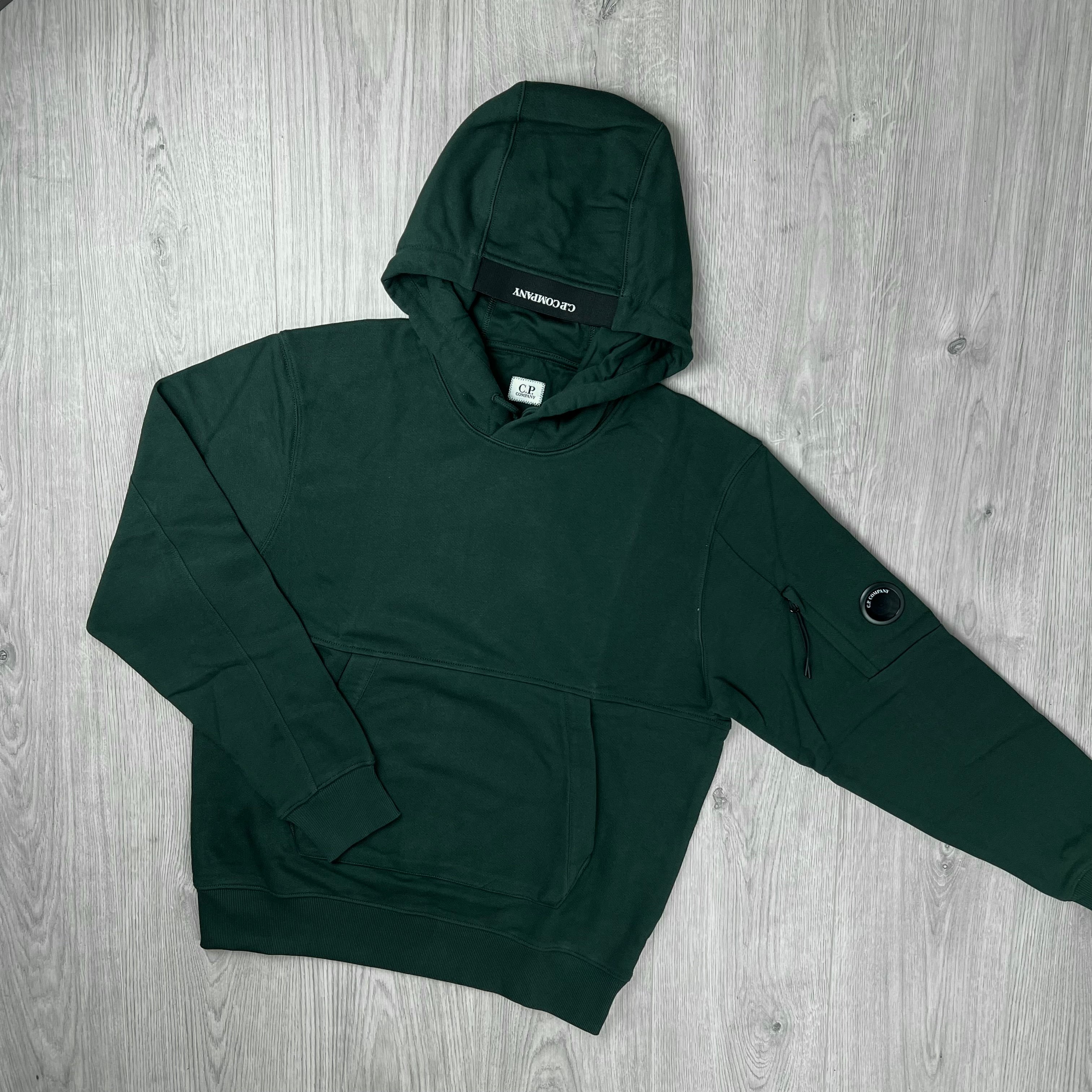 CP Company Raised Fleece Hoodie - Ponderosa Pine