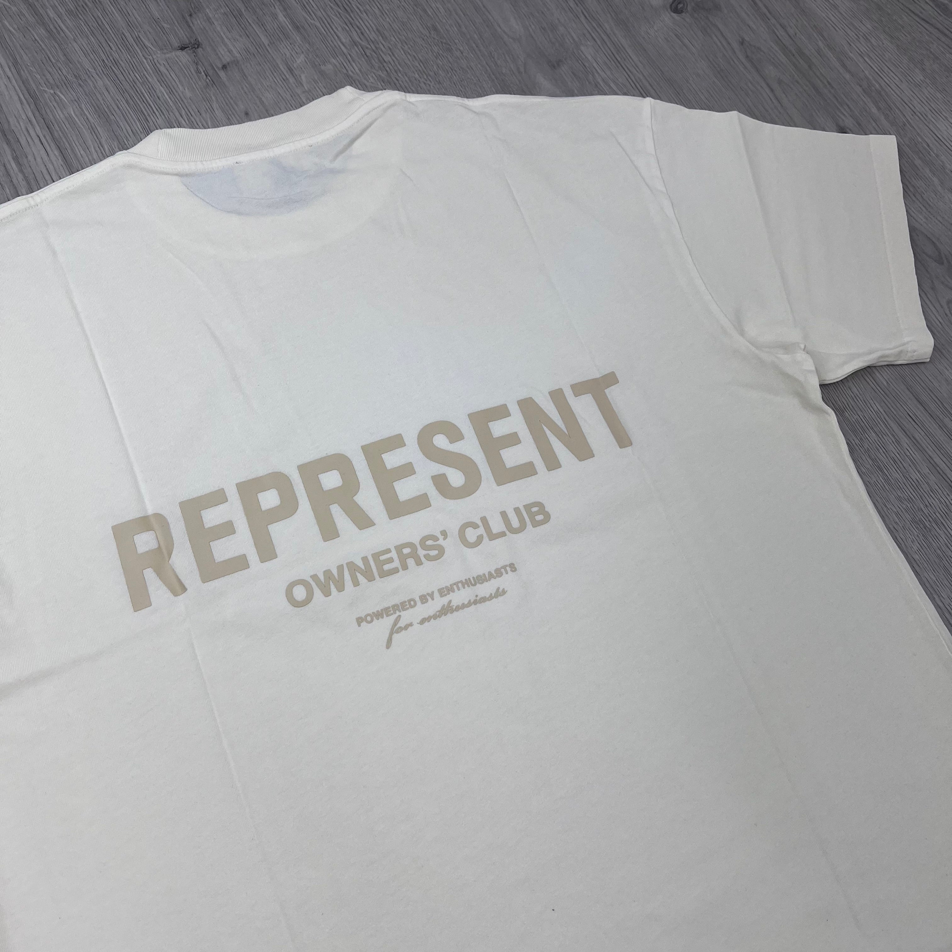 Represent 'Owners Club' T-Shirt - Buttercream