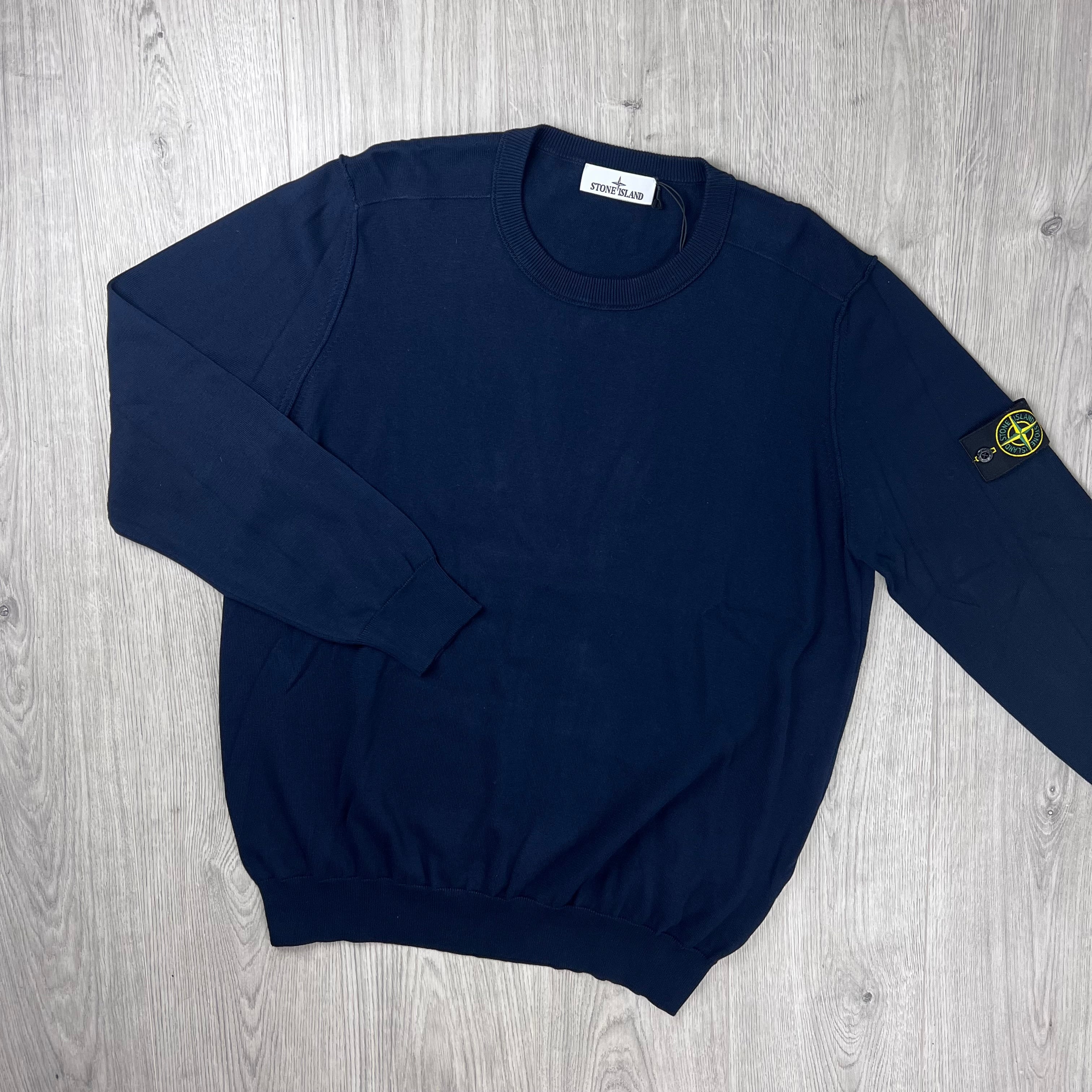 Stone Island Dyed Sweatshirt - Navy