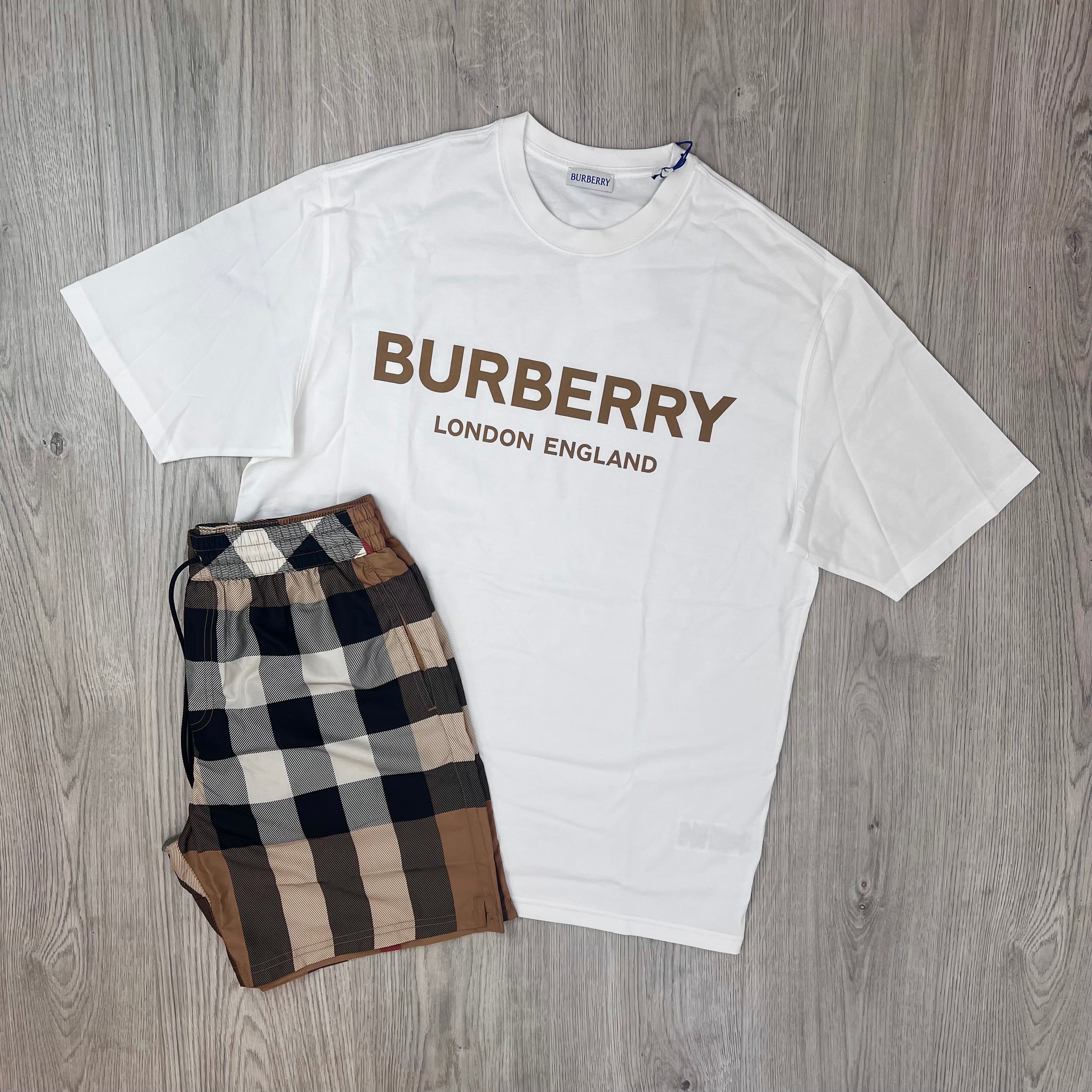 Burberry Holiday Set - White/Archive Beige