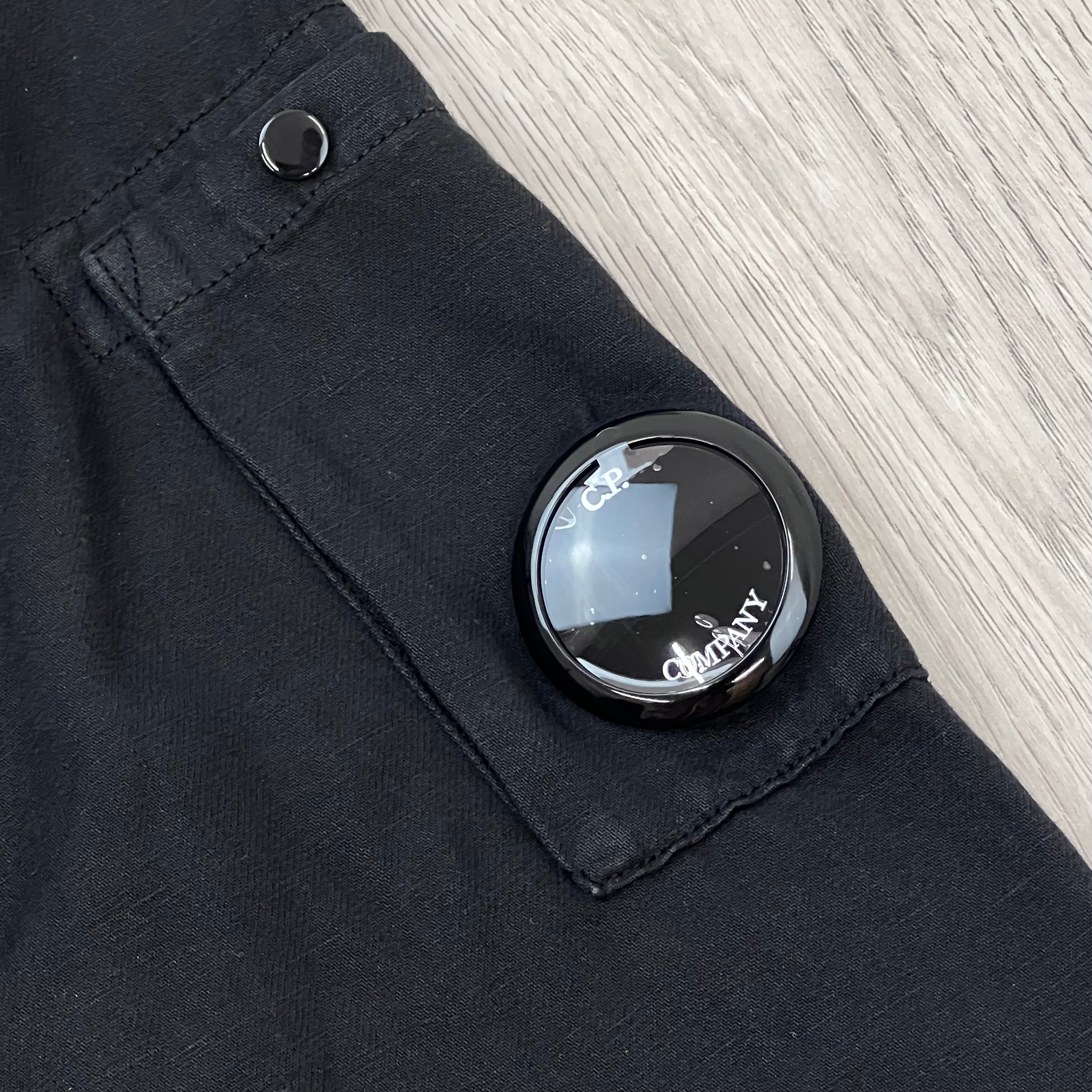 CP Company Button Overshirt - Black
