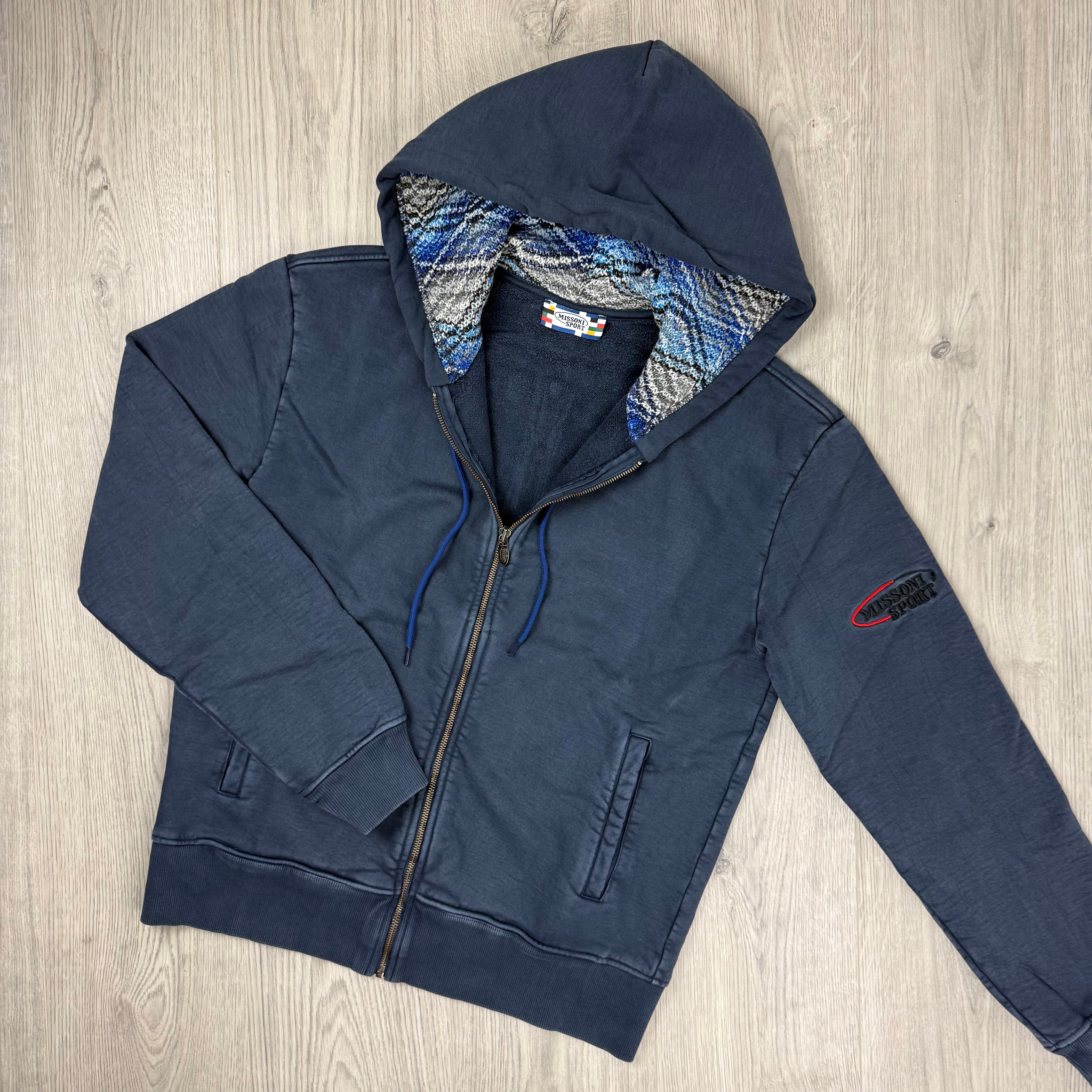 Missoni Sport Zip Hoodie - Navy