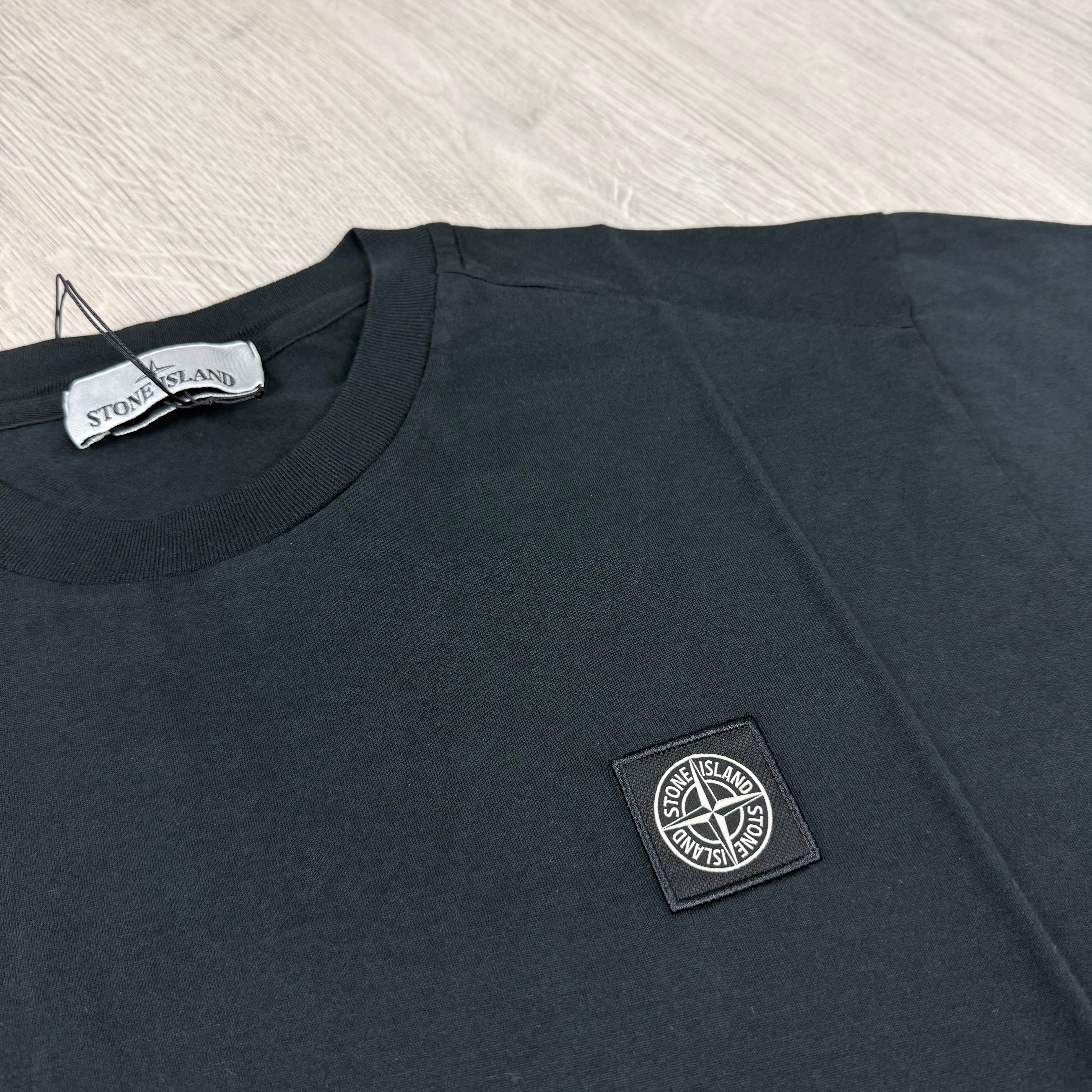 Stone Island Patch T-Shirt - Black