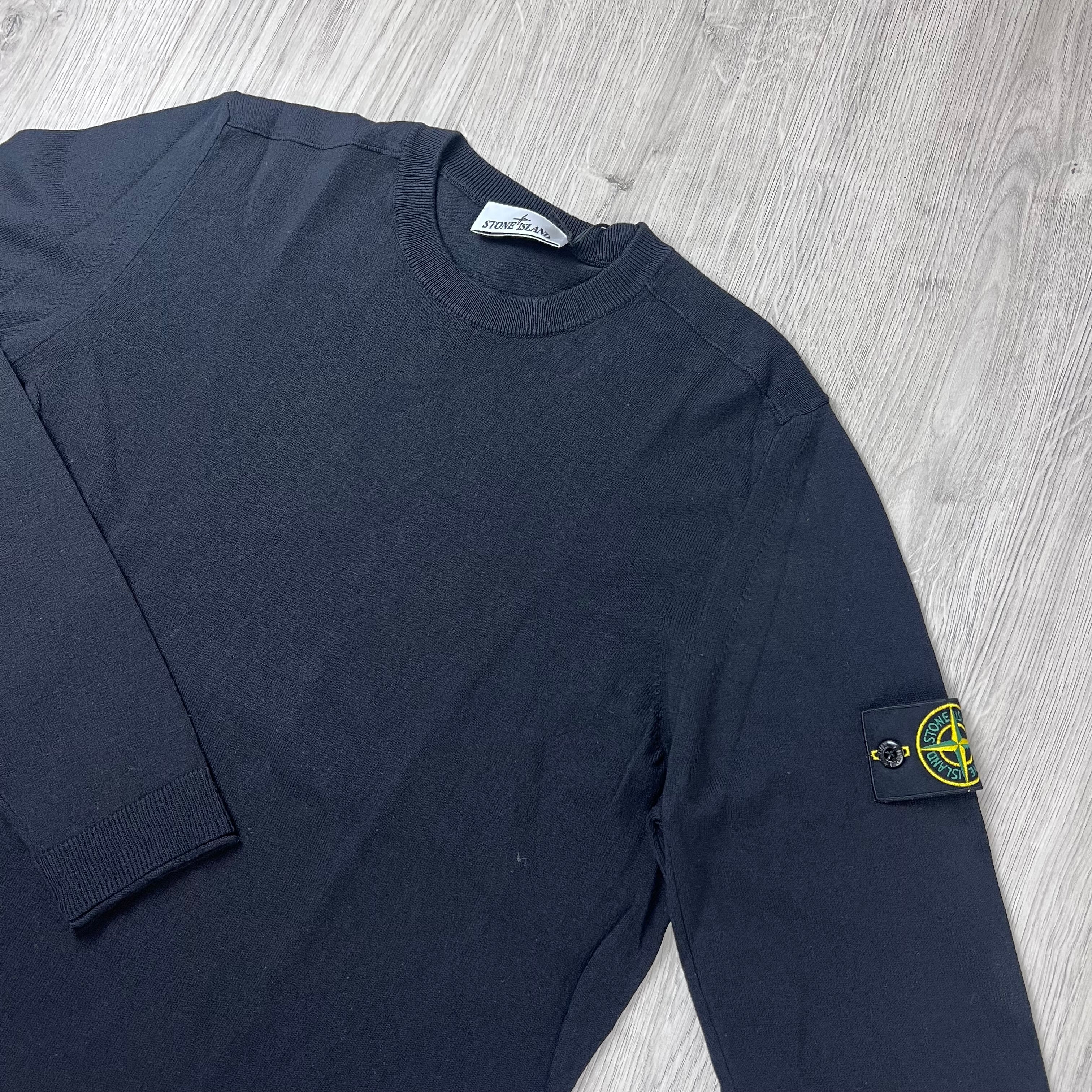 Stone Island Light Organic Sweatshirt - Navy