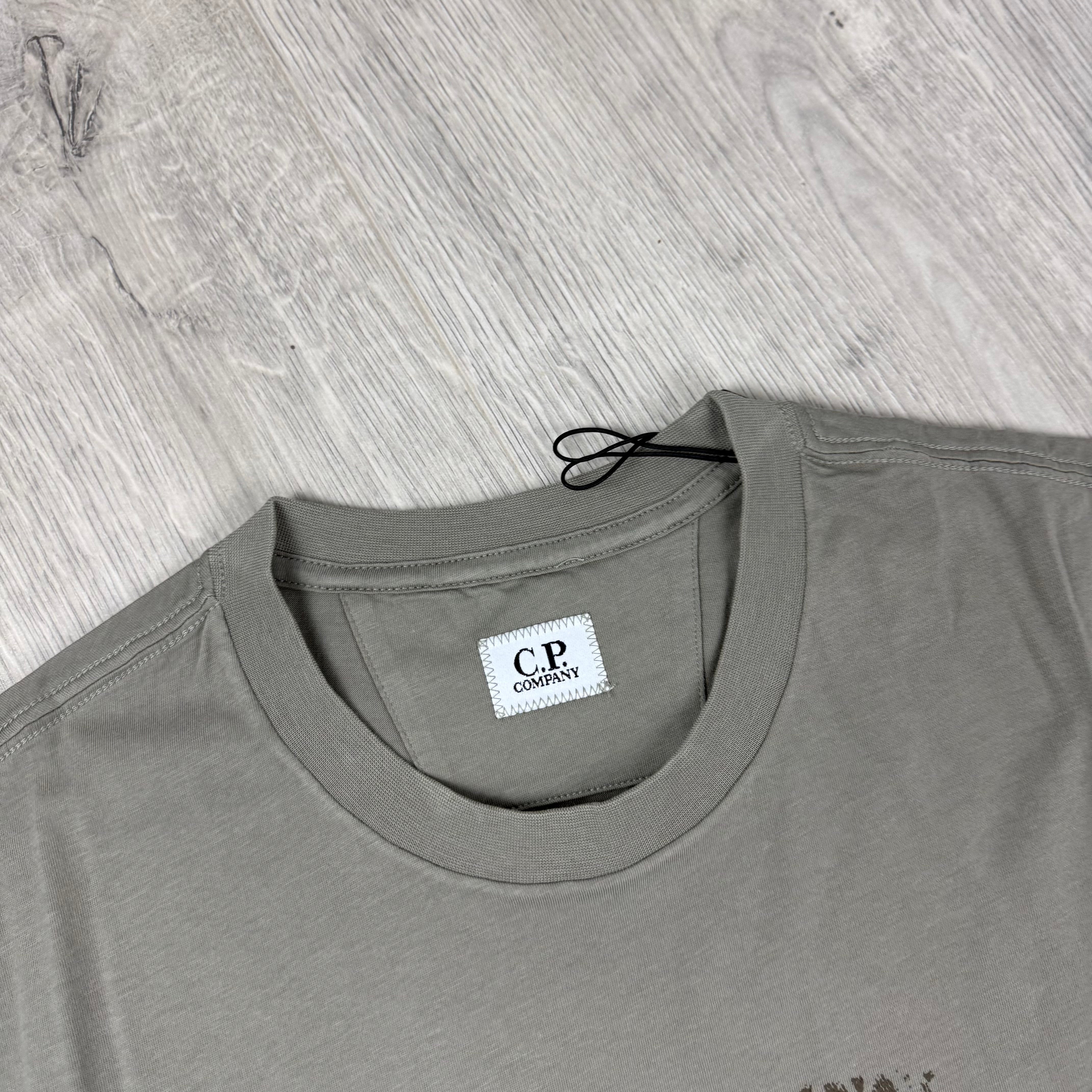 CP Company Stamp T-Shirt - Fallen Rock