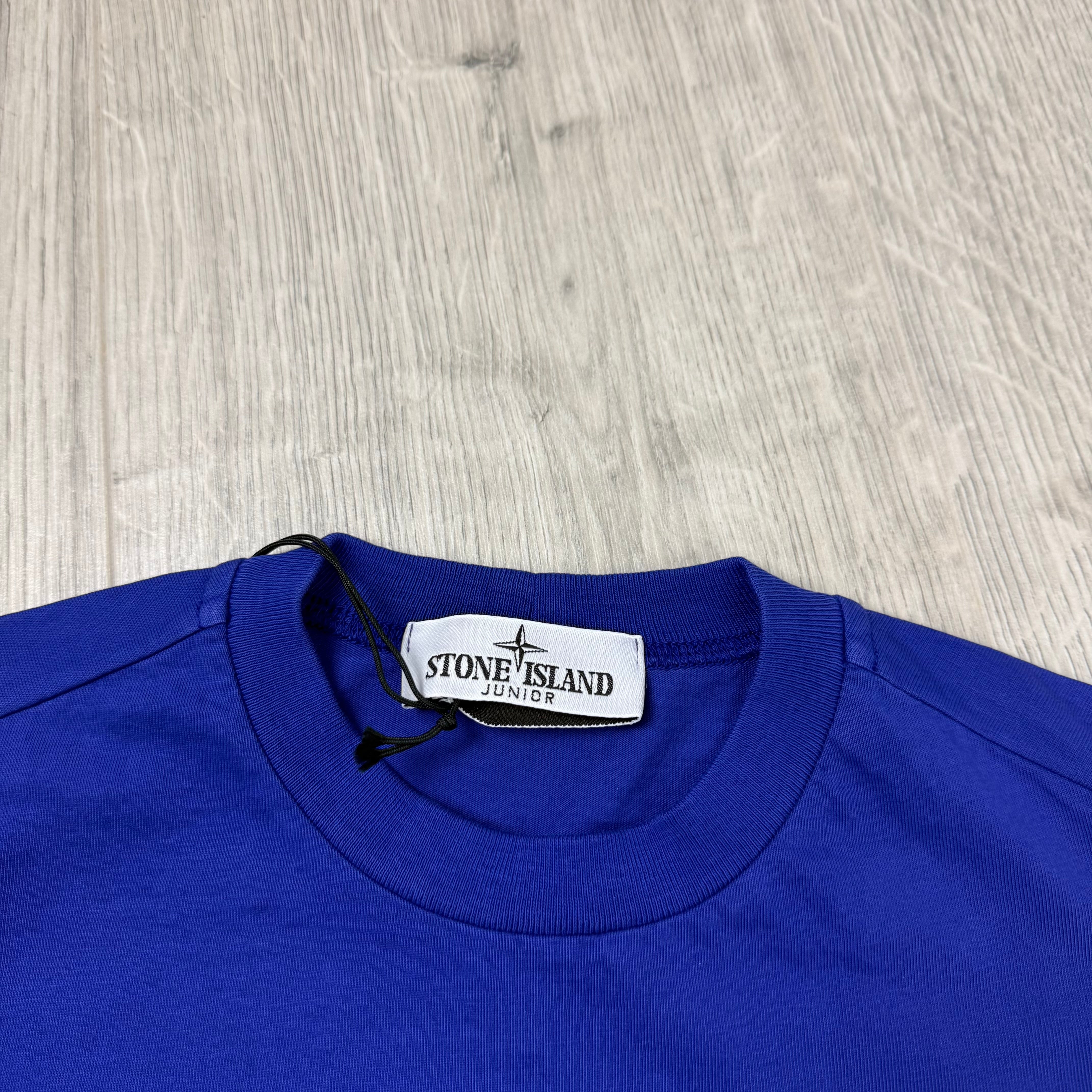 Stone Island Junior Patch T-Shirt - Bluette