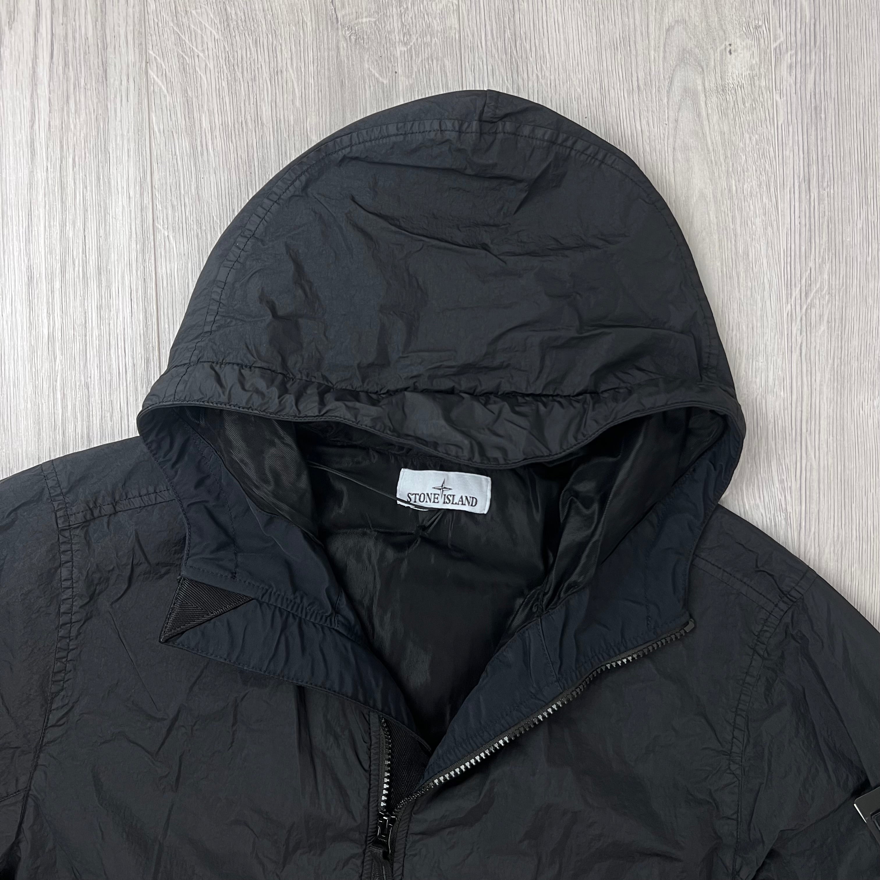 Stone Island Crinkle Reps NY Jacket - Black