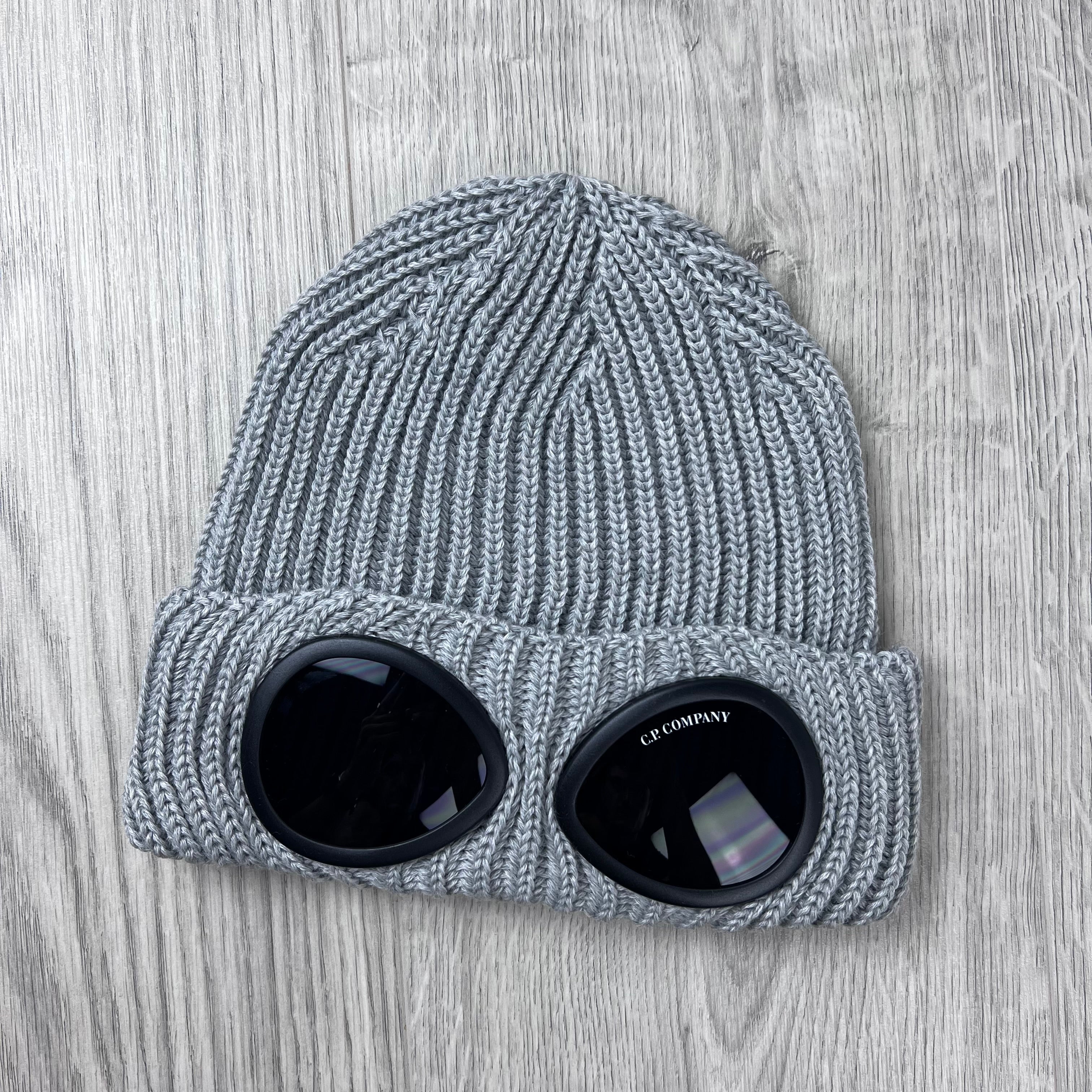 CP Company Goggle Beanie - Moon Melange