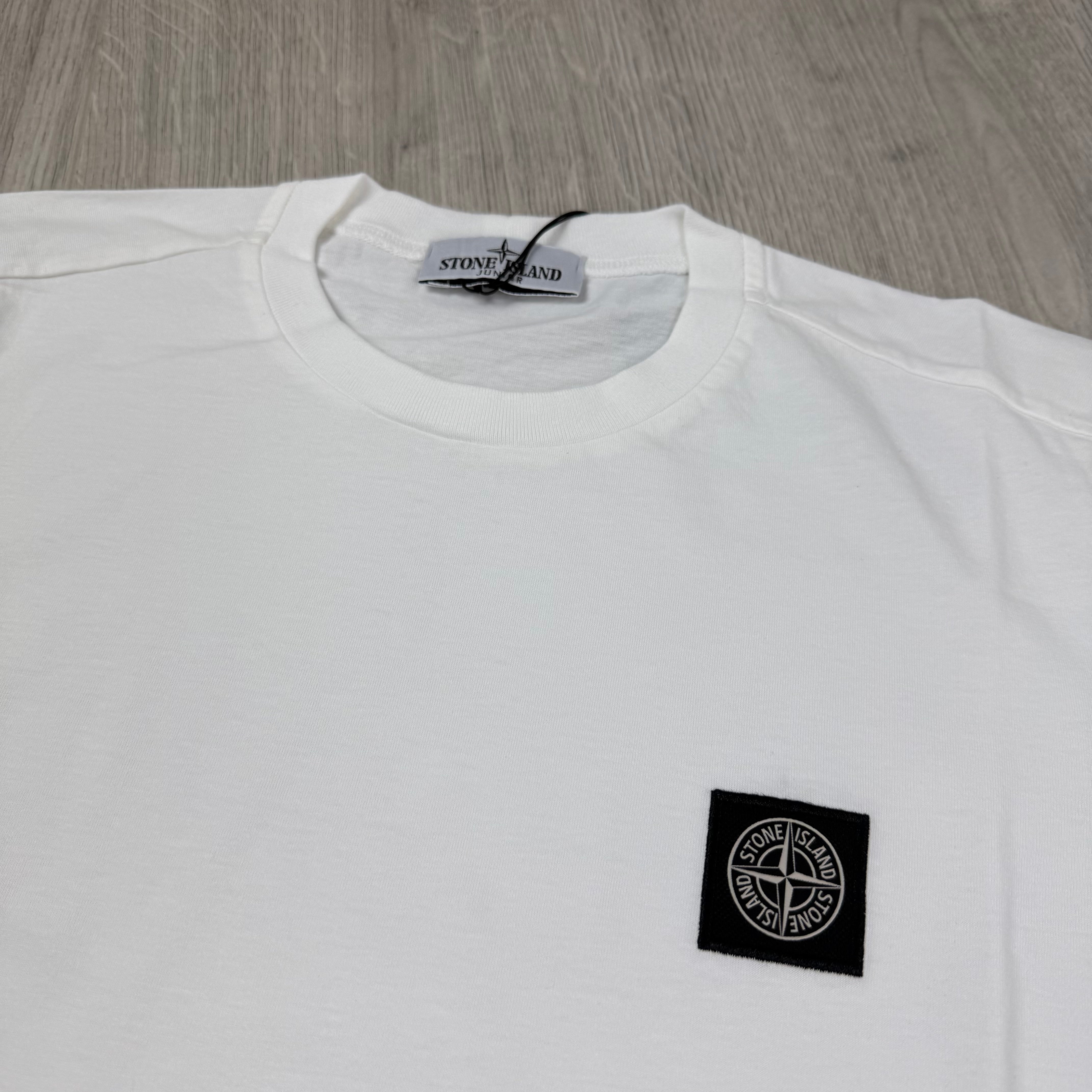 Stone Island Junior Patch T-Shirt - White