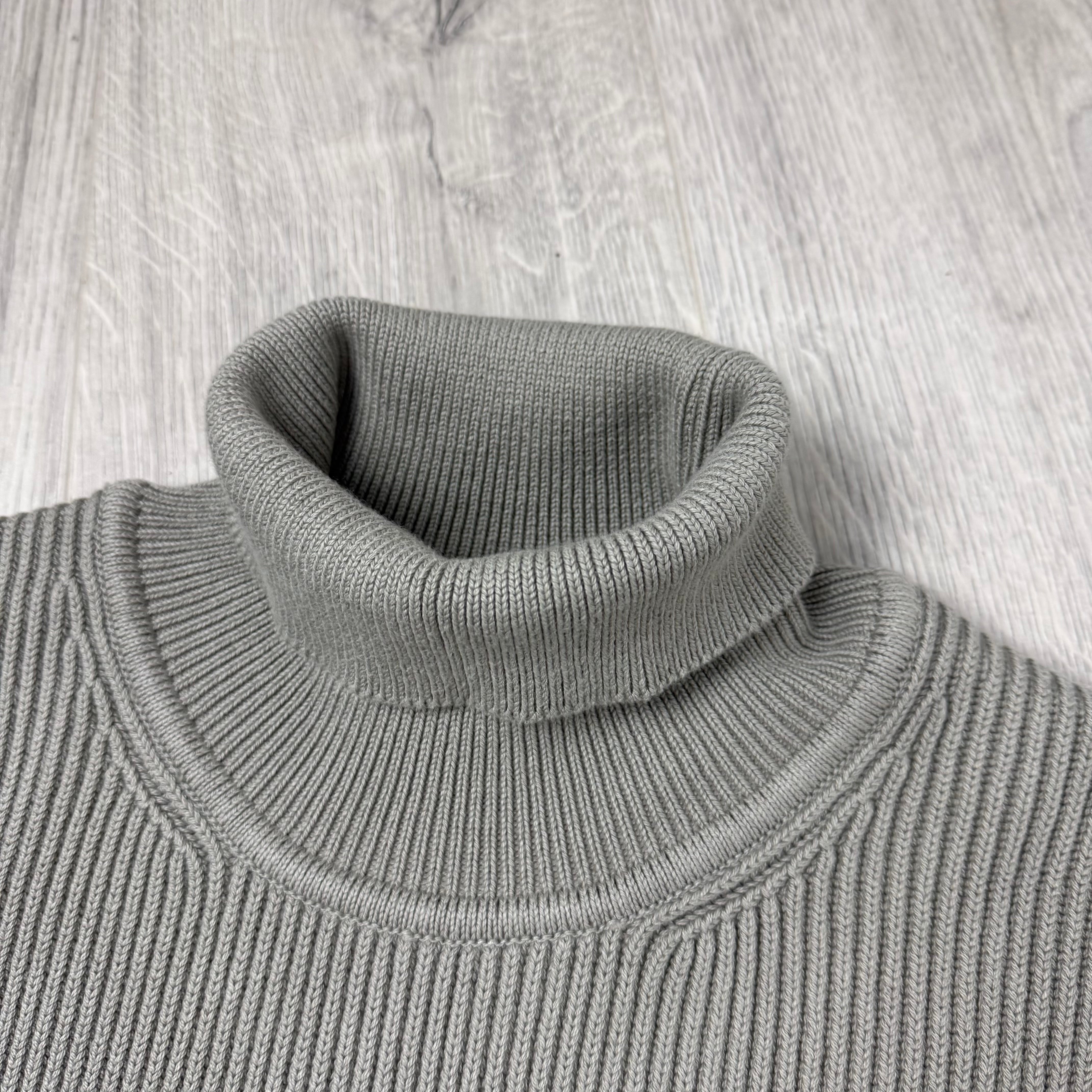 CP Company Knit Turtle Neck - Vintage Khaki