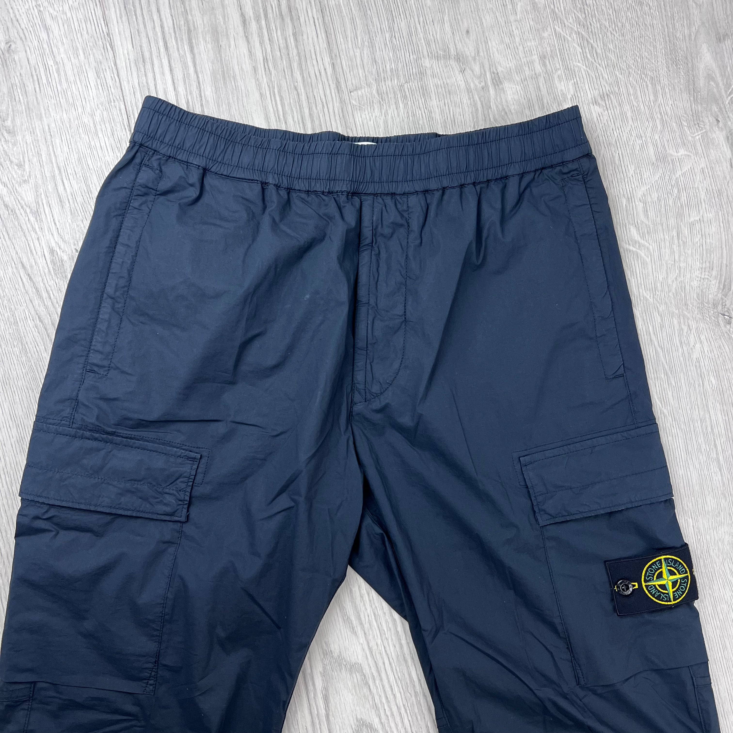 Stone Island Cargo Trousers - Navy