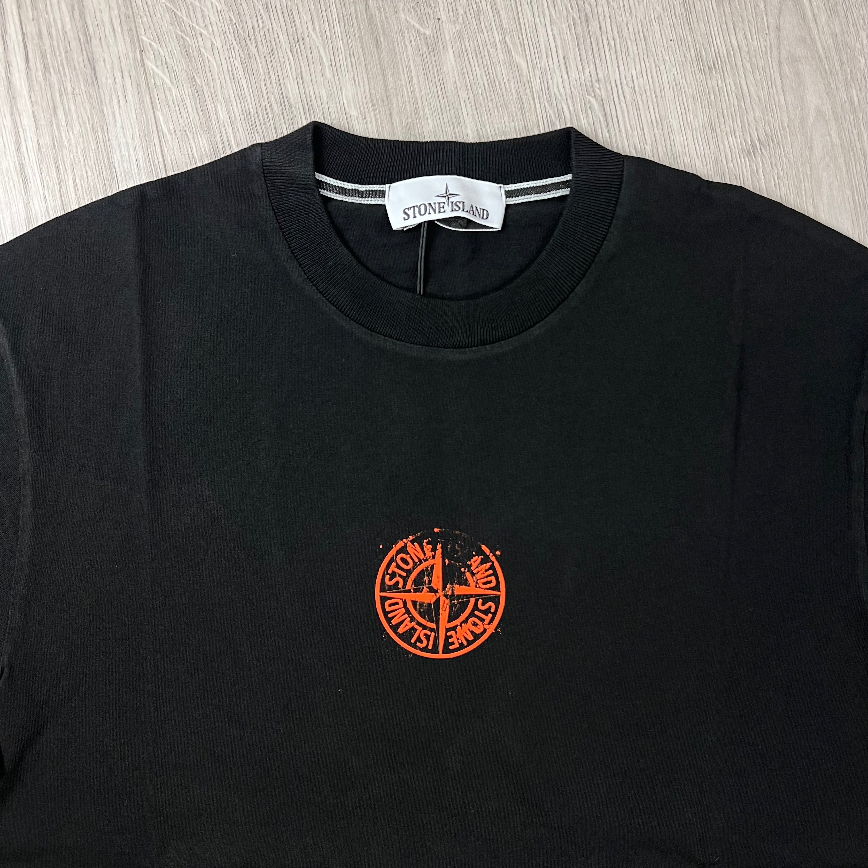 Stone Island 'Vertical' T-Shirt - Black