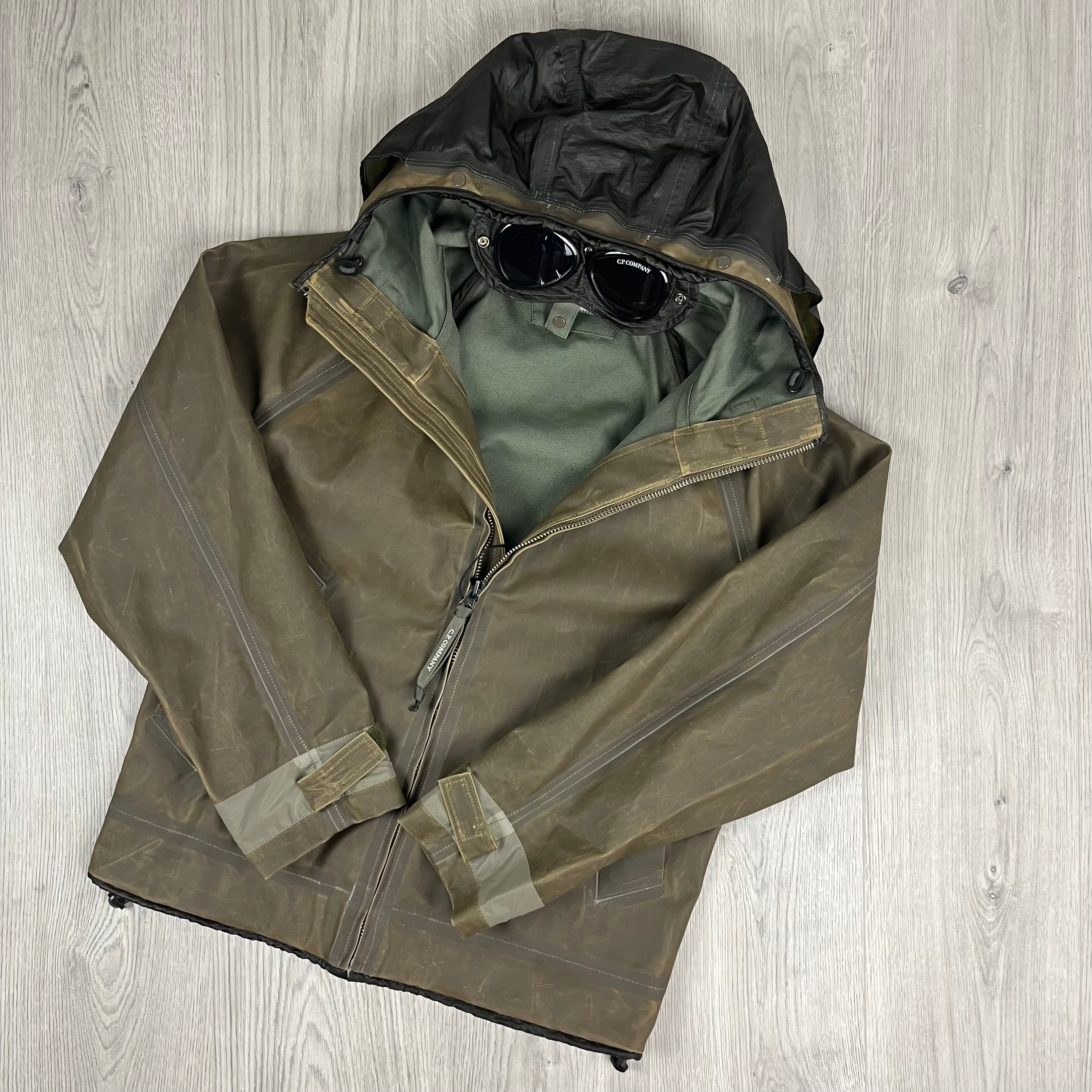 CP Company TOOB Goggle Jacket - Ivy Green