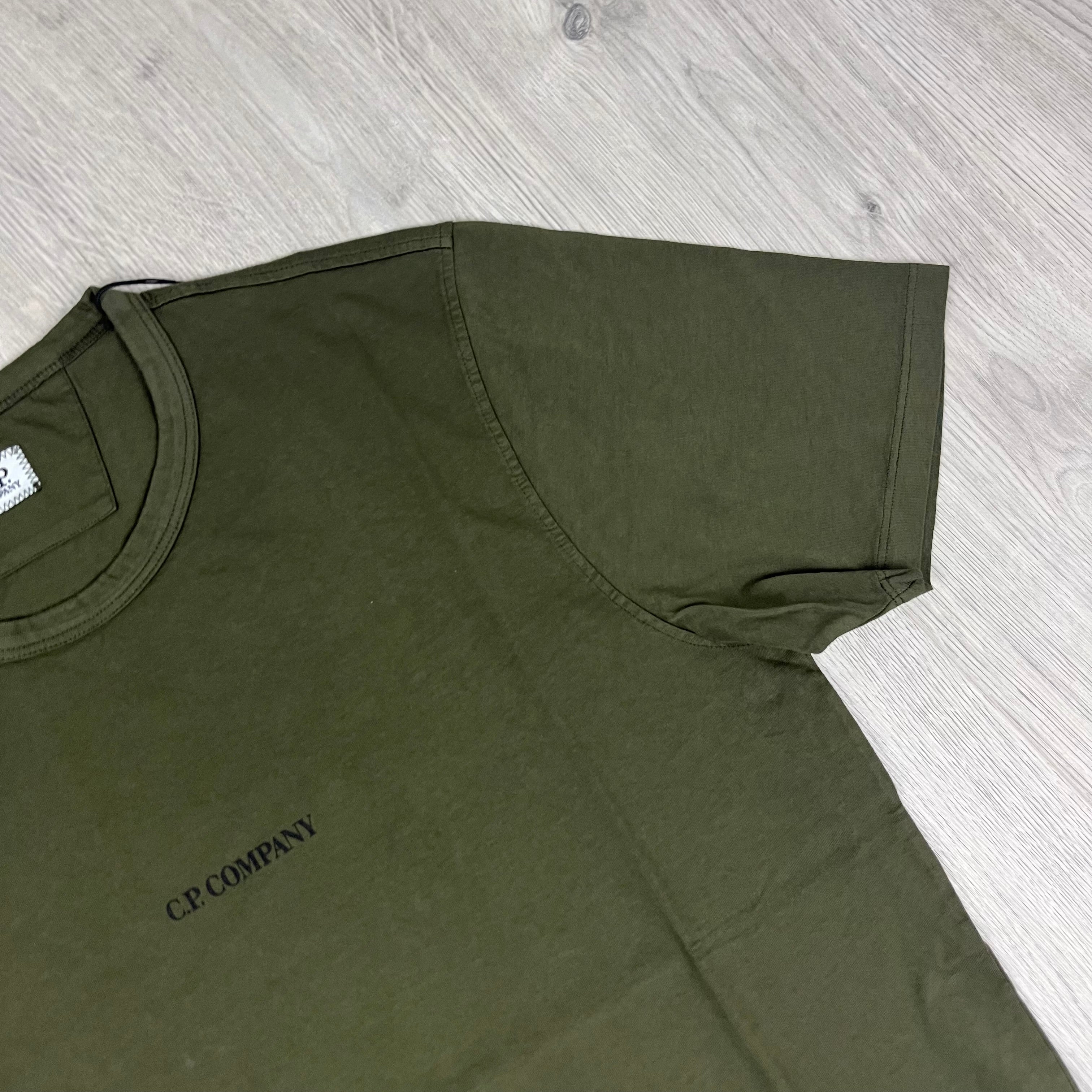 CP Company Printed T-Shirt - Ivy Green