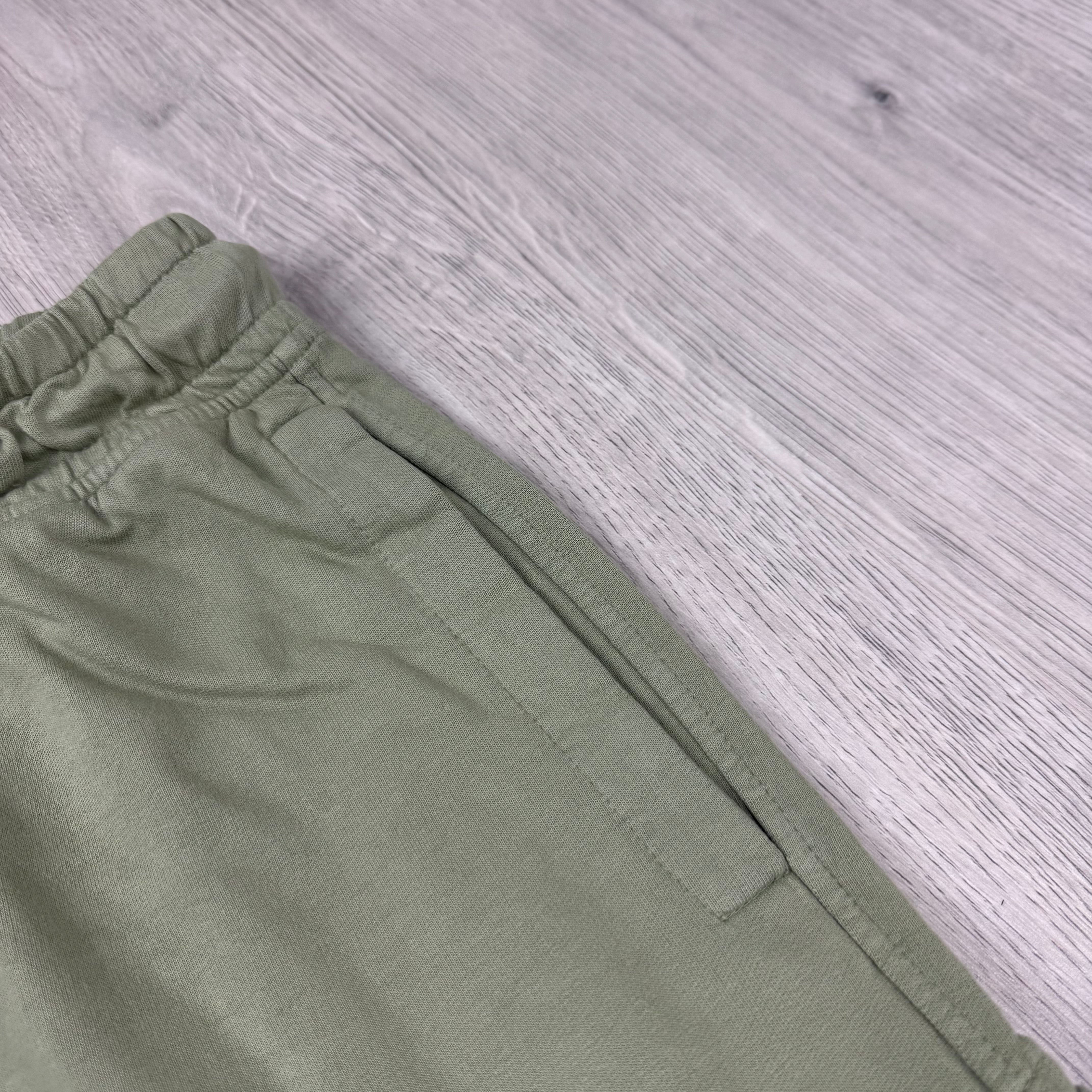 CP Company Jersey Shorts - Moss Gray