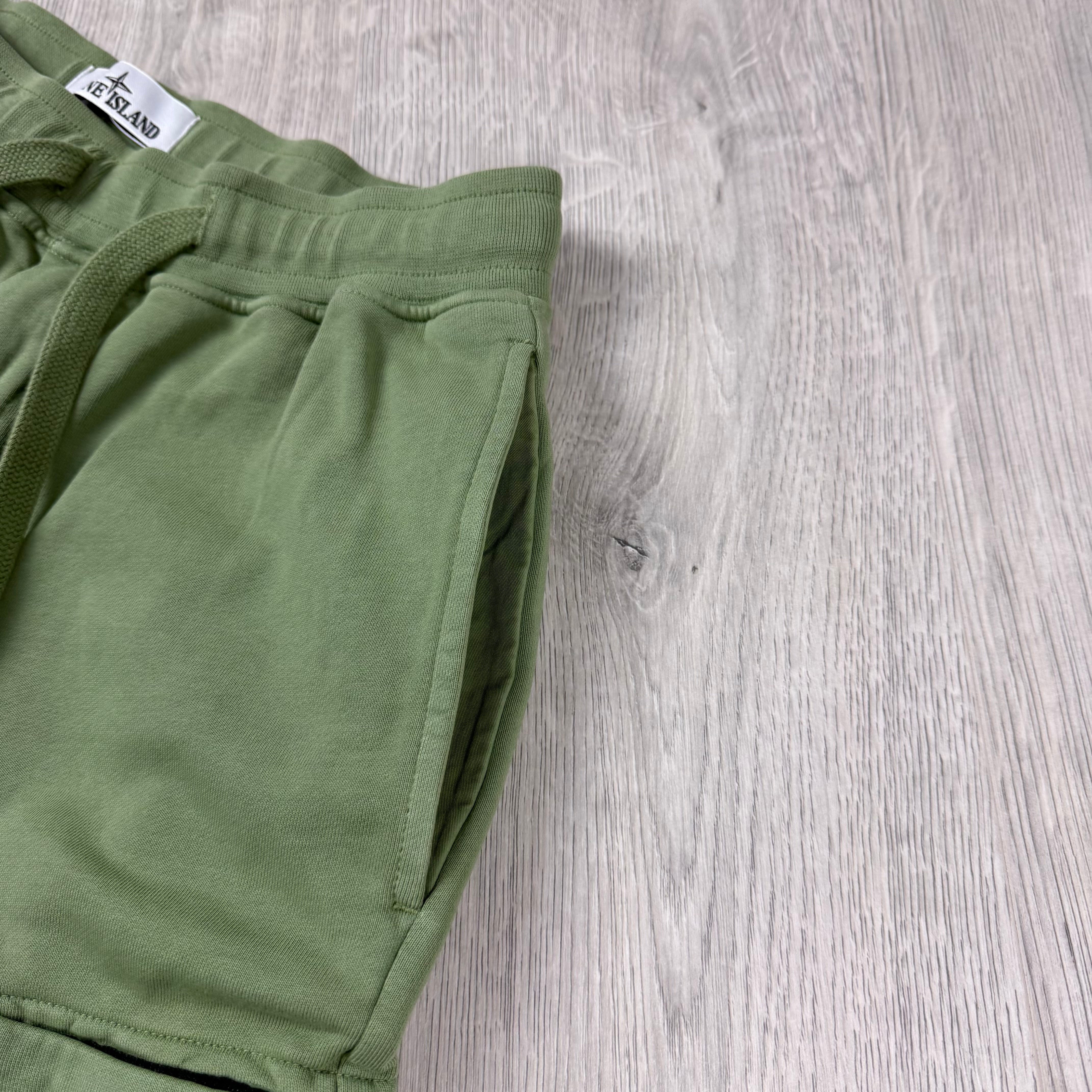 Stone Island Jersey Shorts - Sage