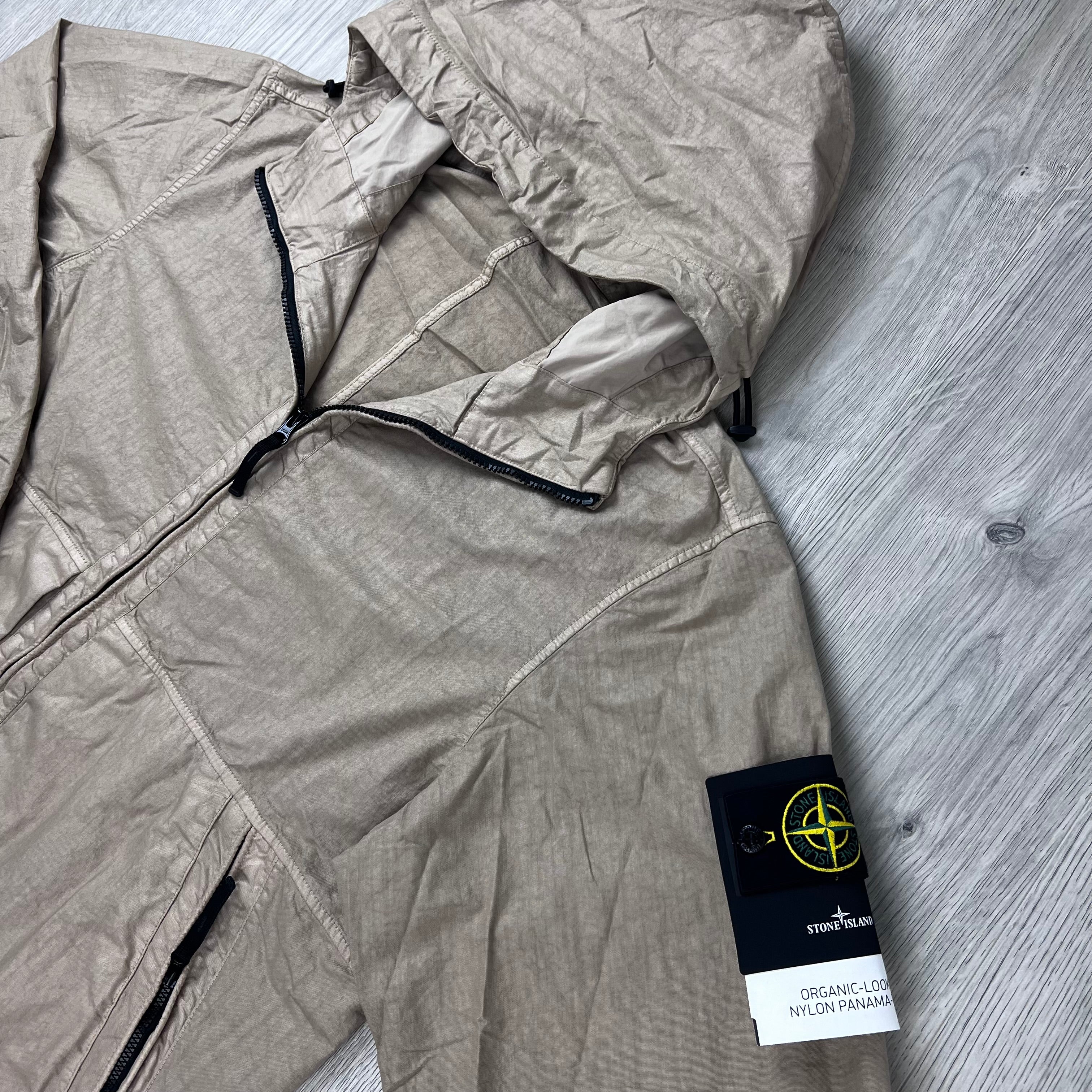 Stone Island Panama Hooded Jacket - Desert