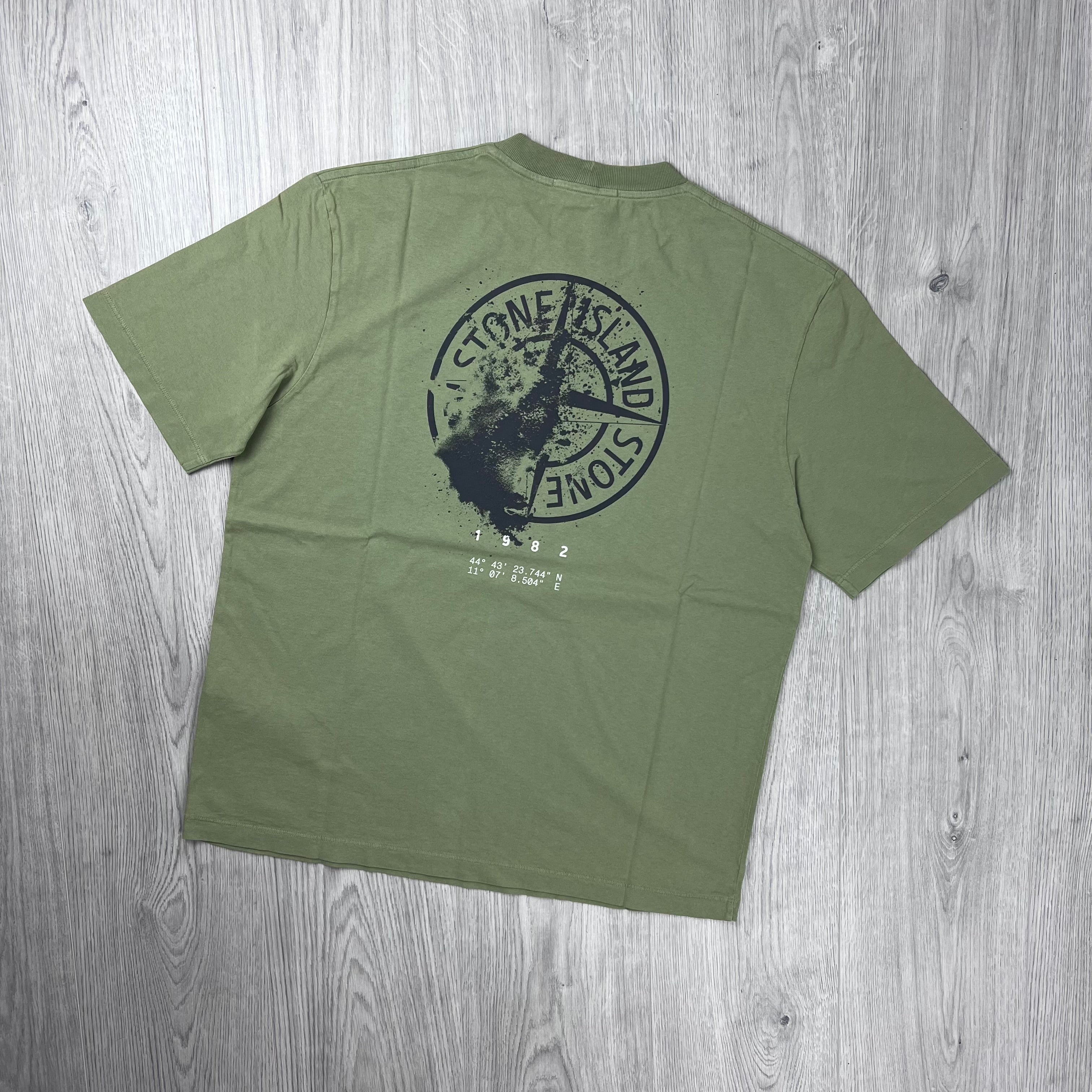 Stone Island 'Desert' T-Shirt - Laurel Green