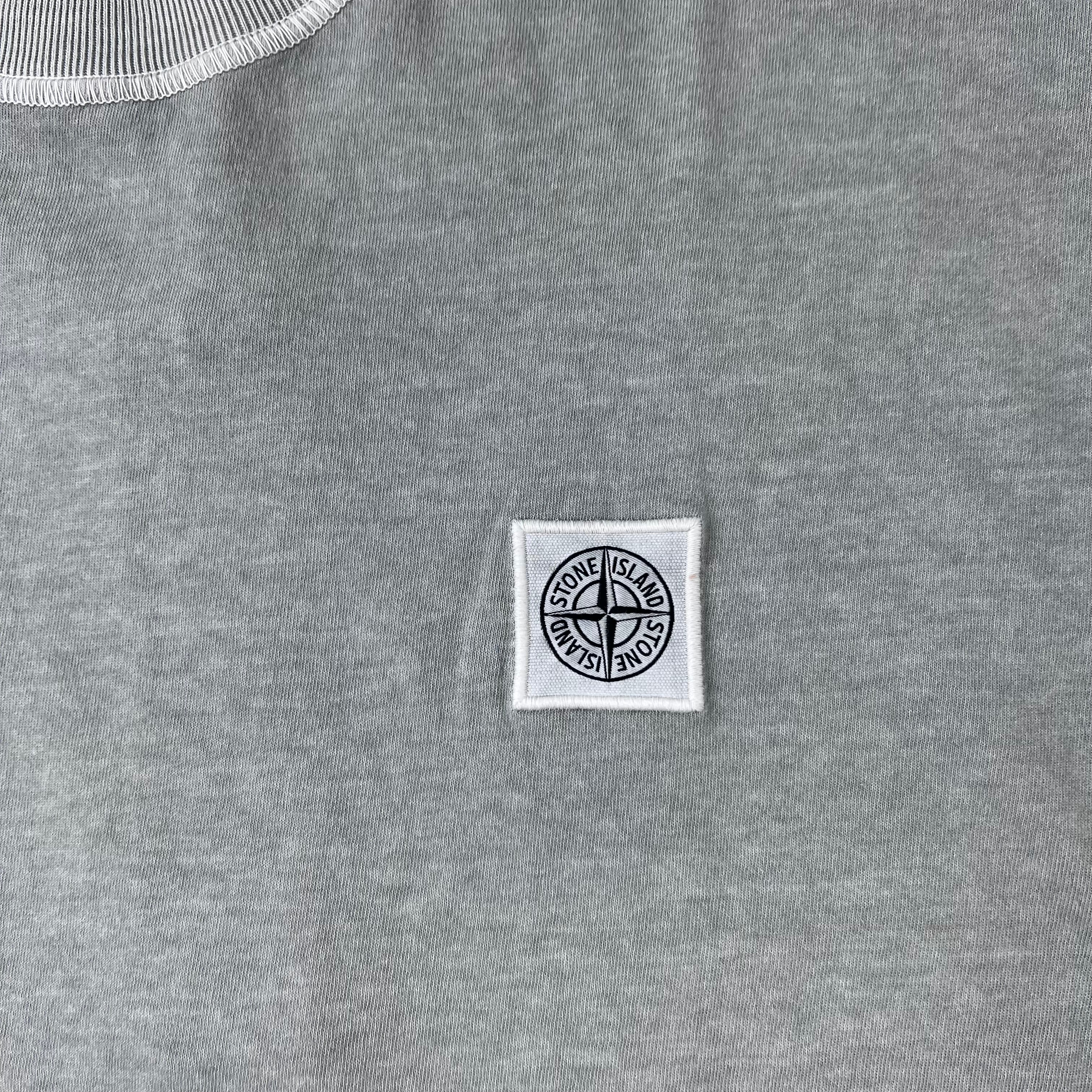 Stone Island 'Fissato' Patch T-Shirt - Sage