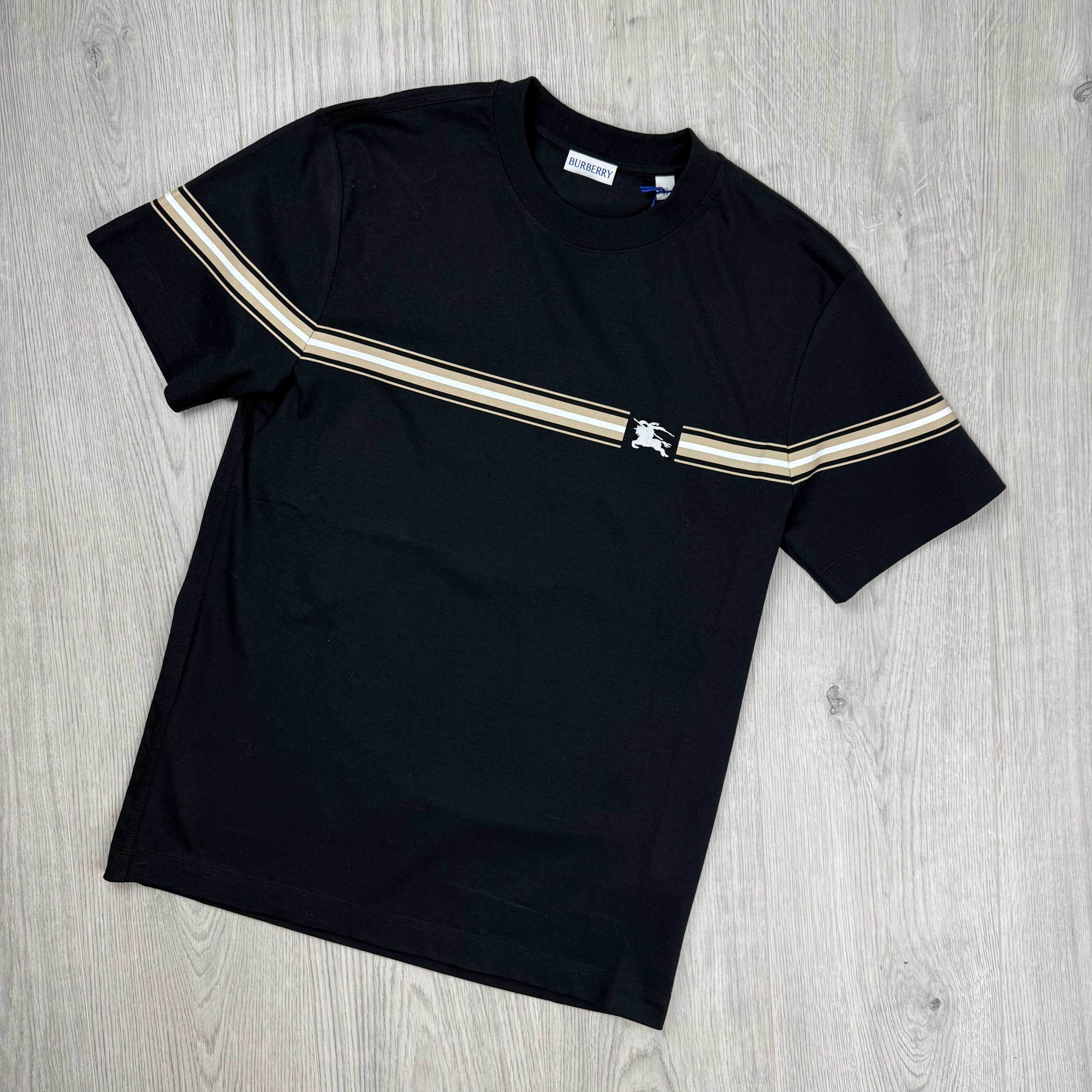 Burberry Striped T-Shirt - Navy