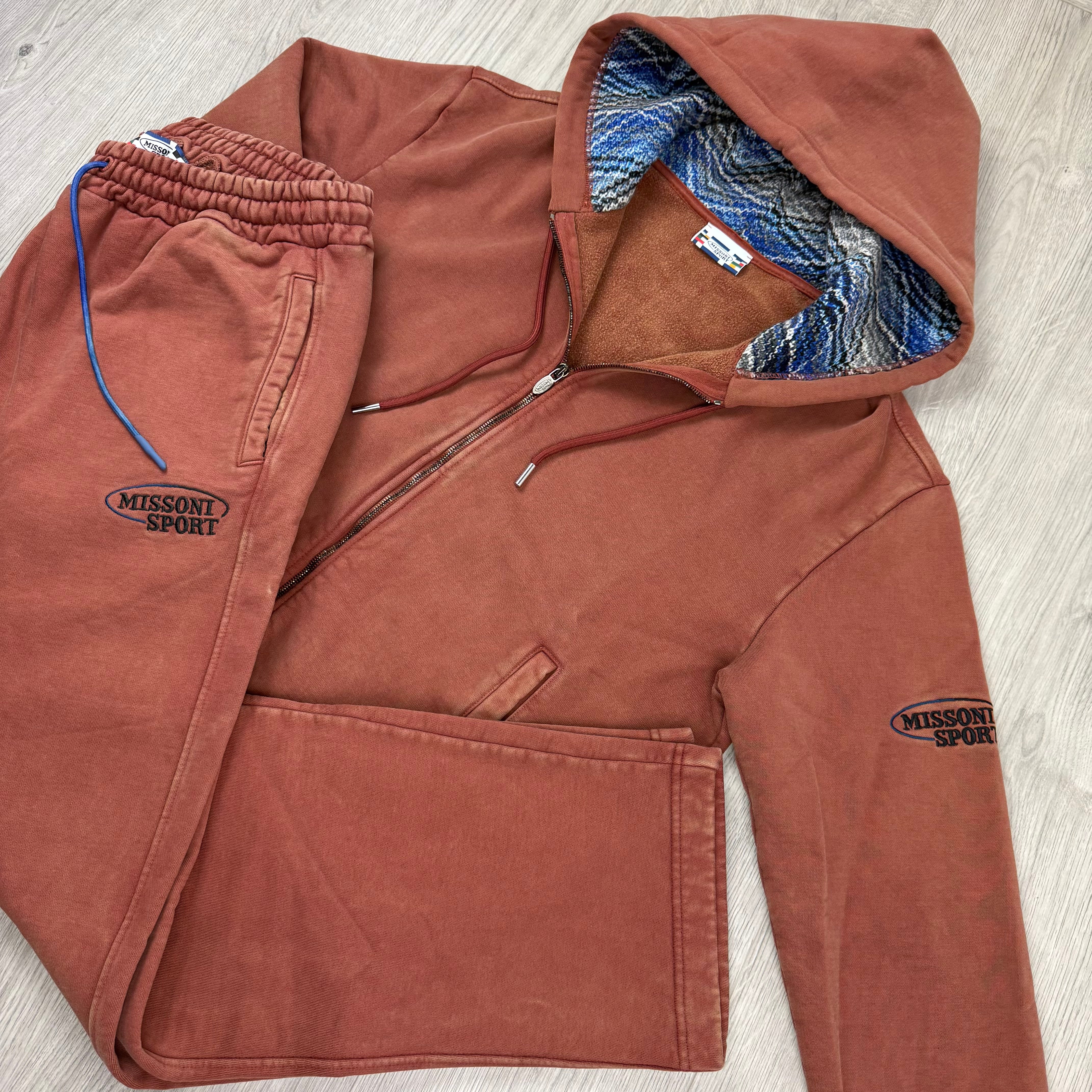 Missoni Knit Tracksuit - Rust