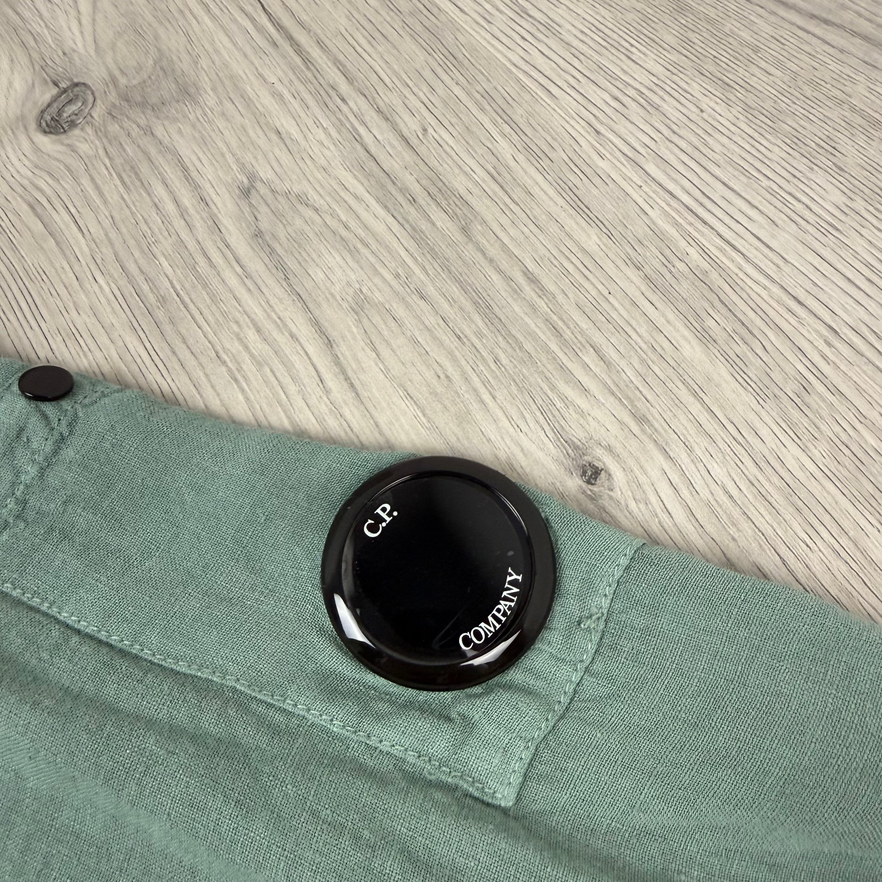 CP Company Linen Shirt - Green Bay