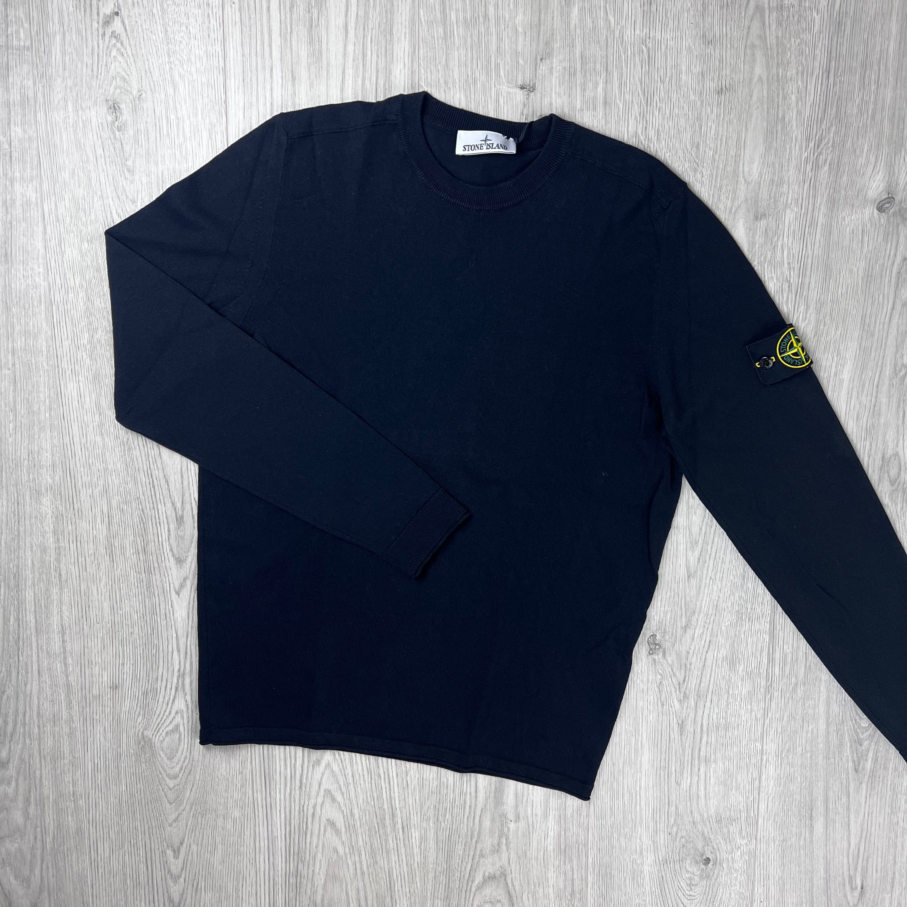 Stone Island Light Organic Sweatshirt - Navy