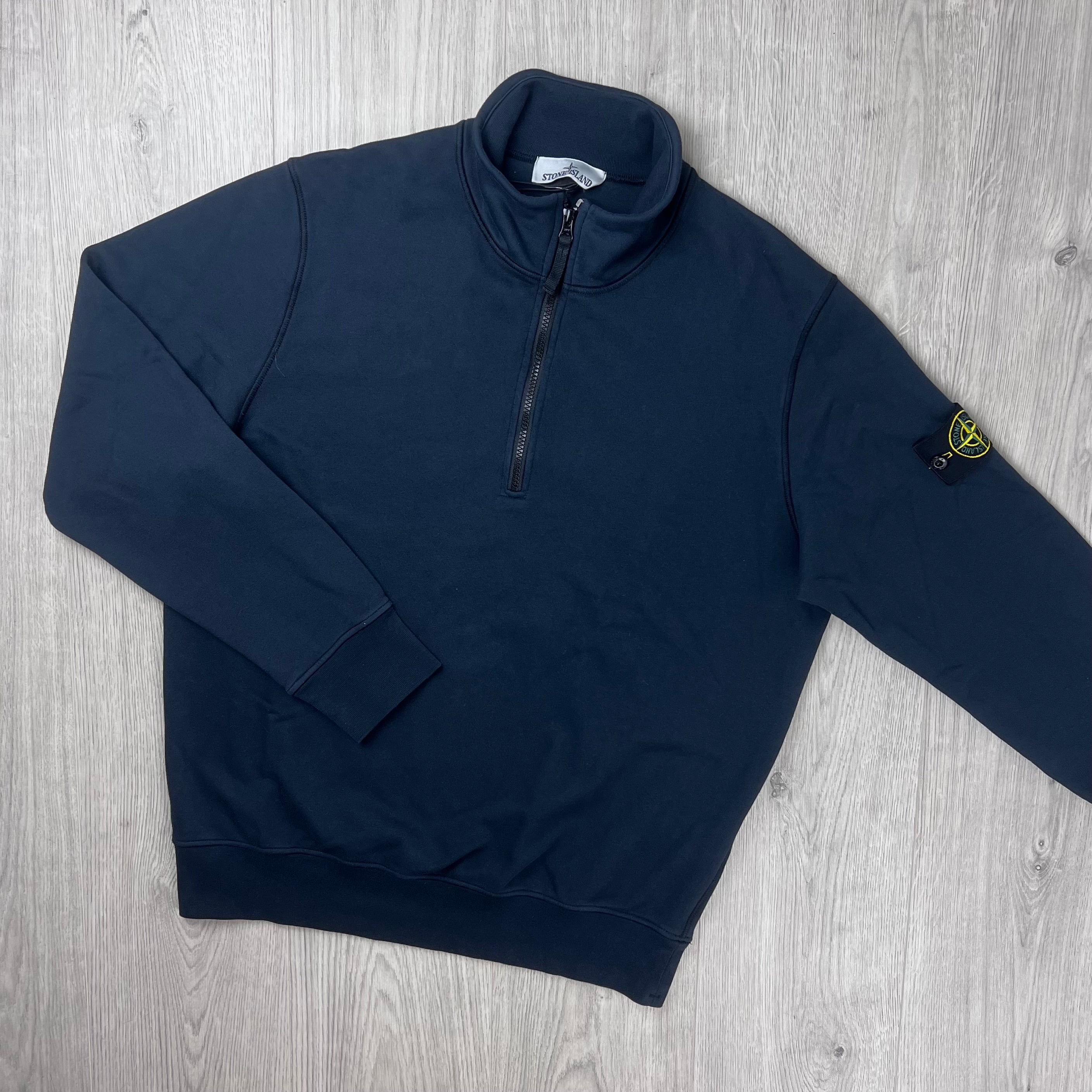 Stone Island Zip Fleece - Navy
