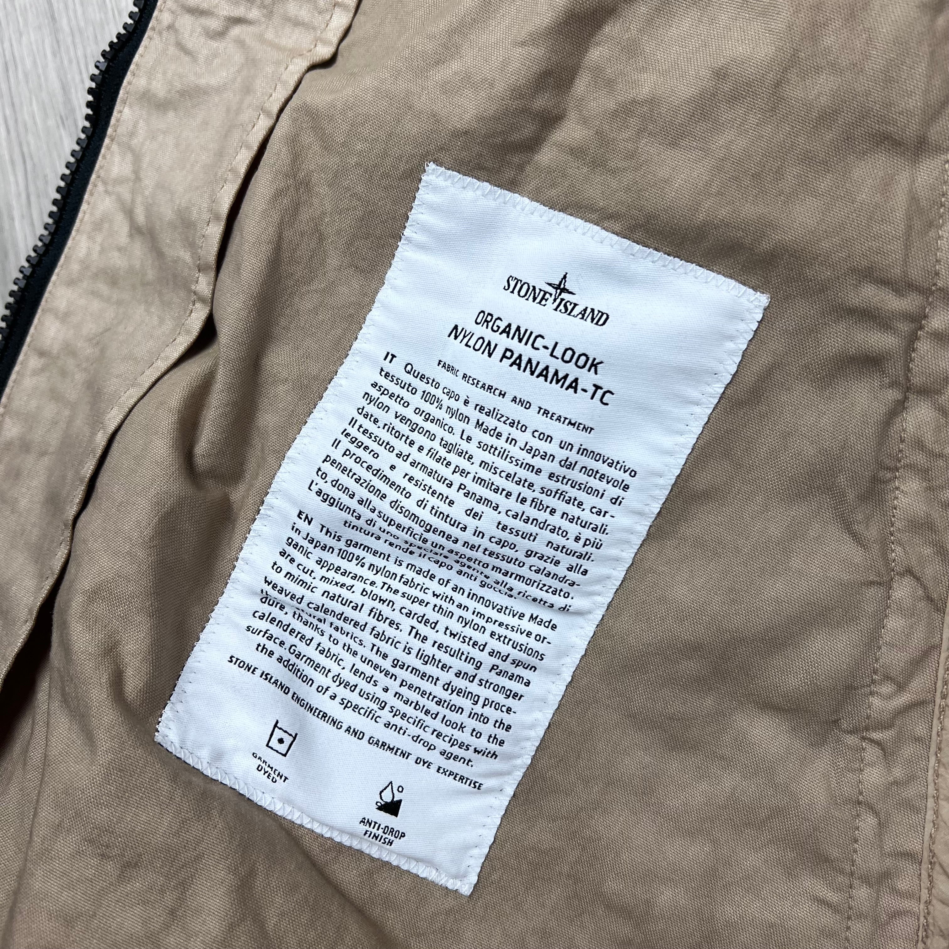 Stone Island Panama Hooded Jacket - Desert