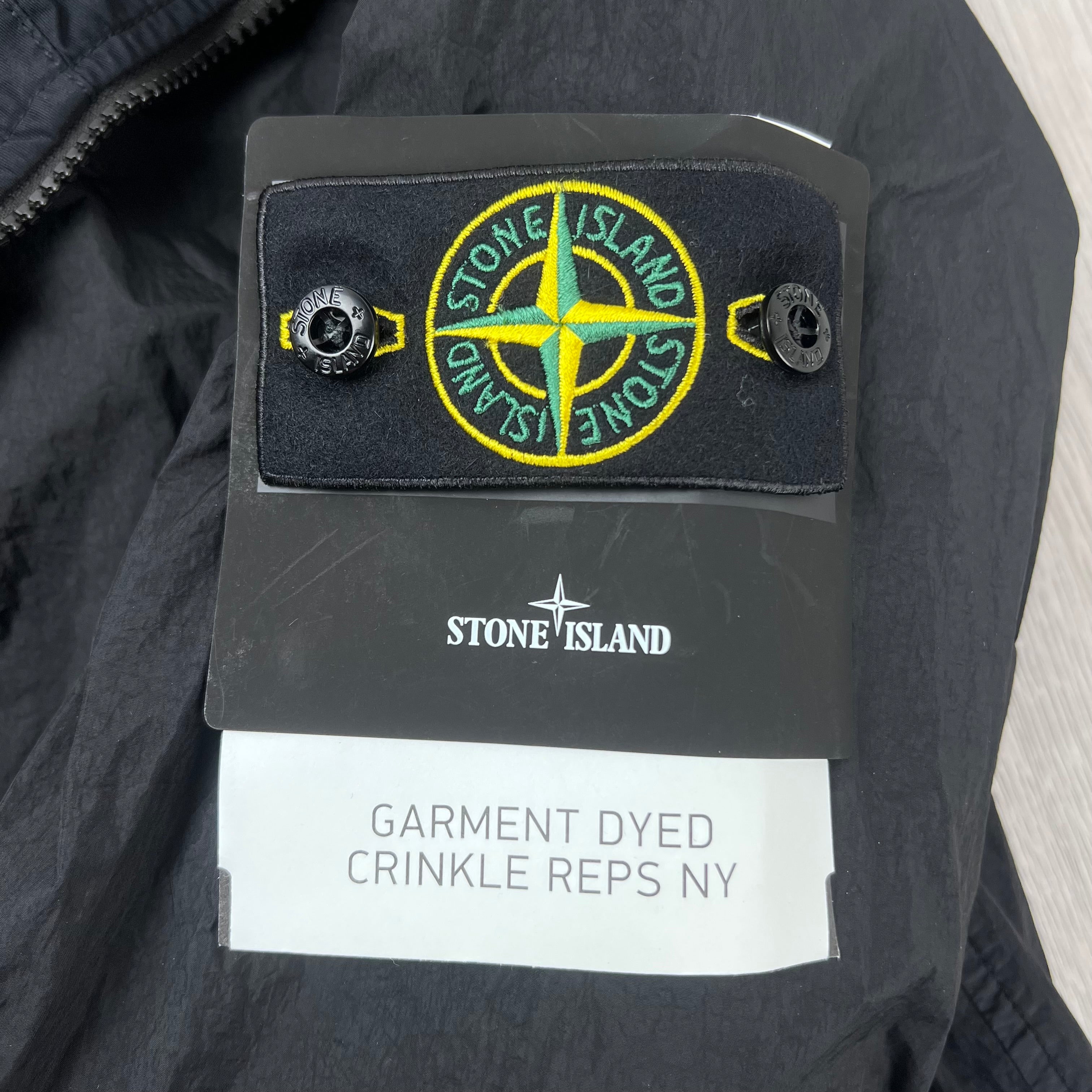 Stone Island Crinkle Reps NY Jacket - Black