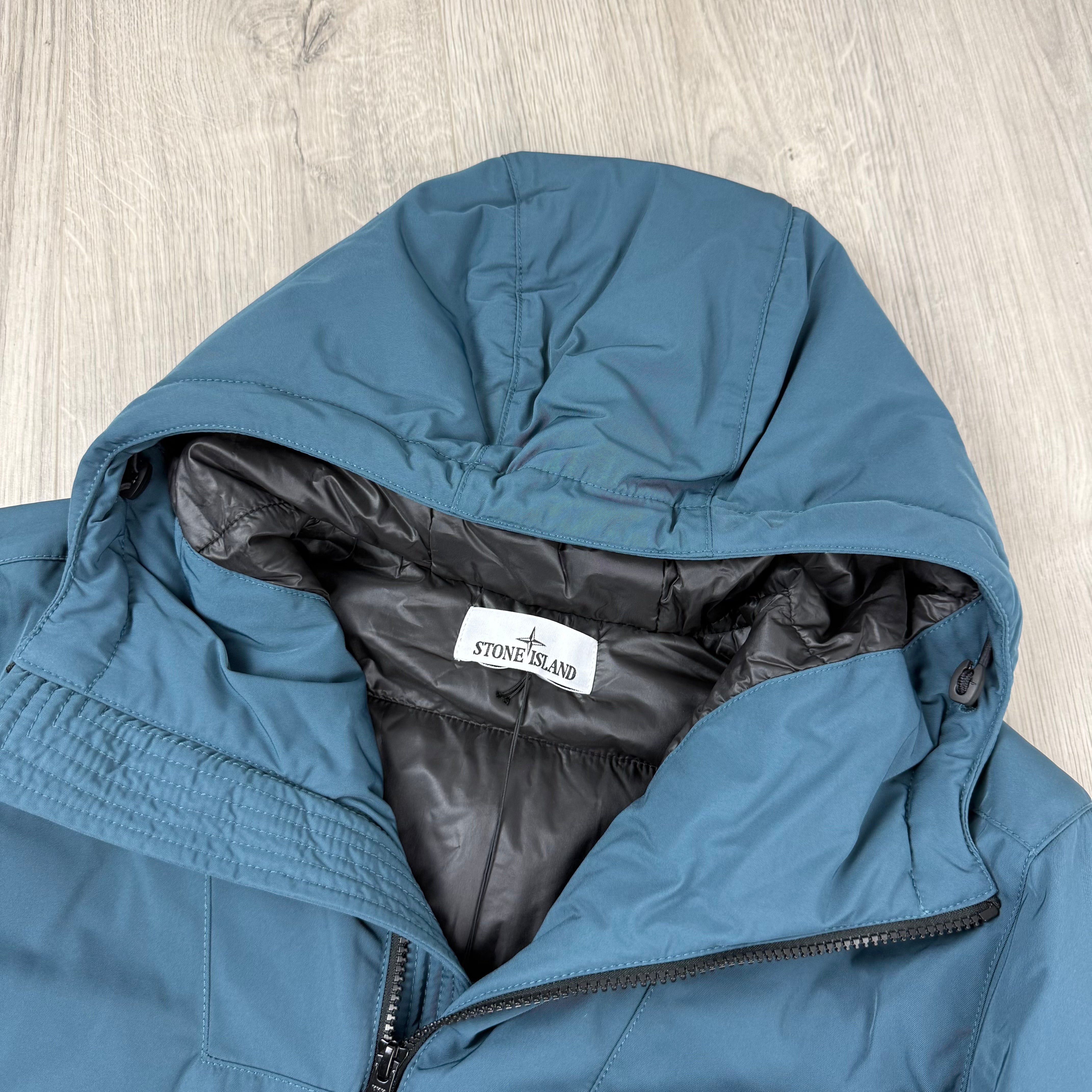 Stone Island Micro Twill Jacket - Petrol