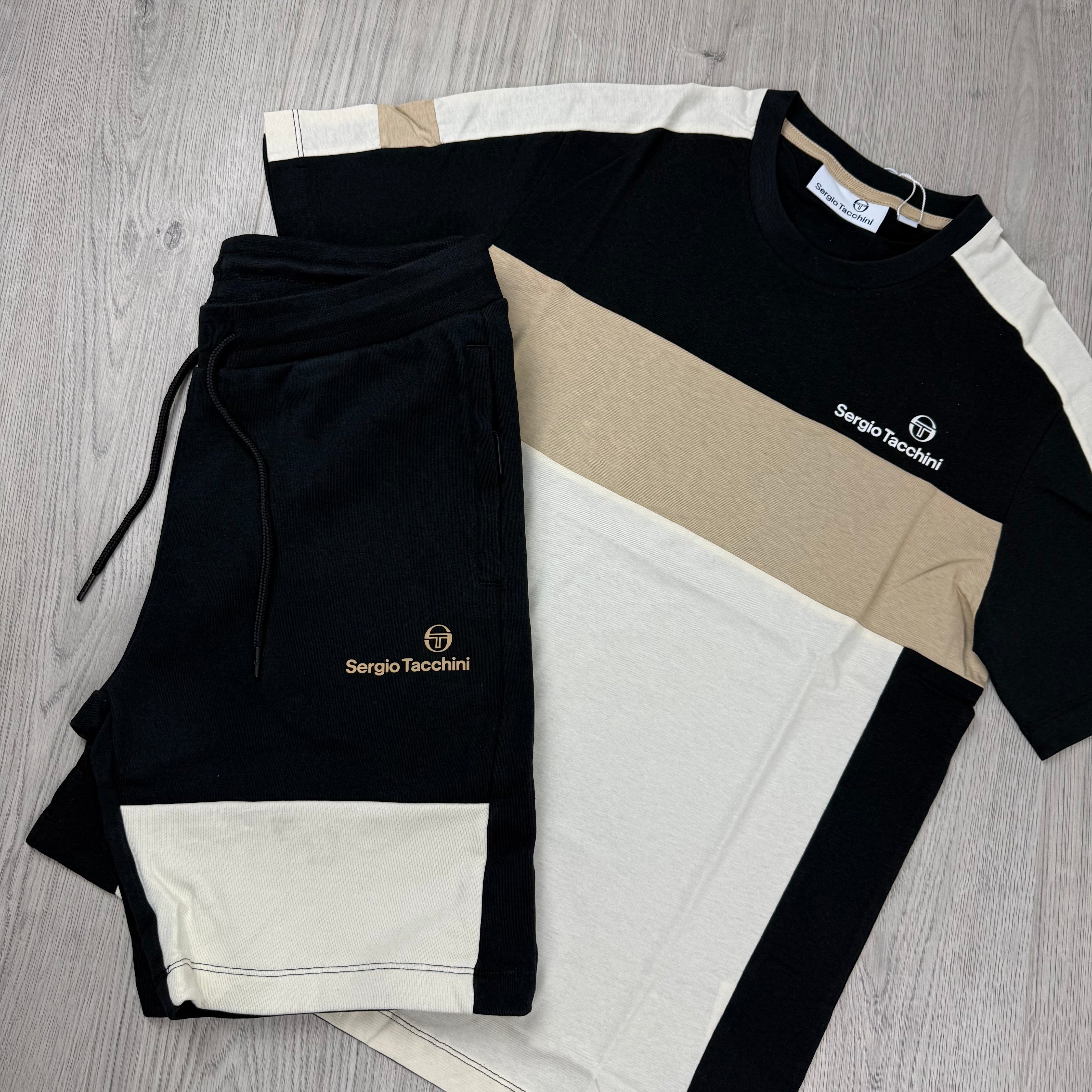 Sergio Tacchini 'Libera' Set - Black