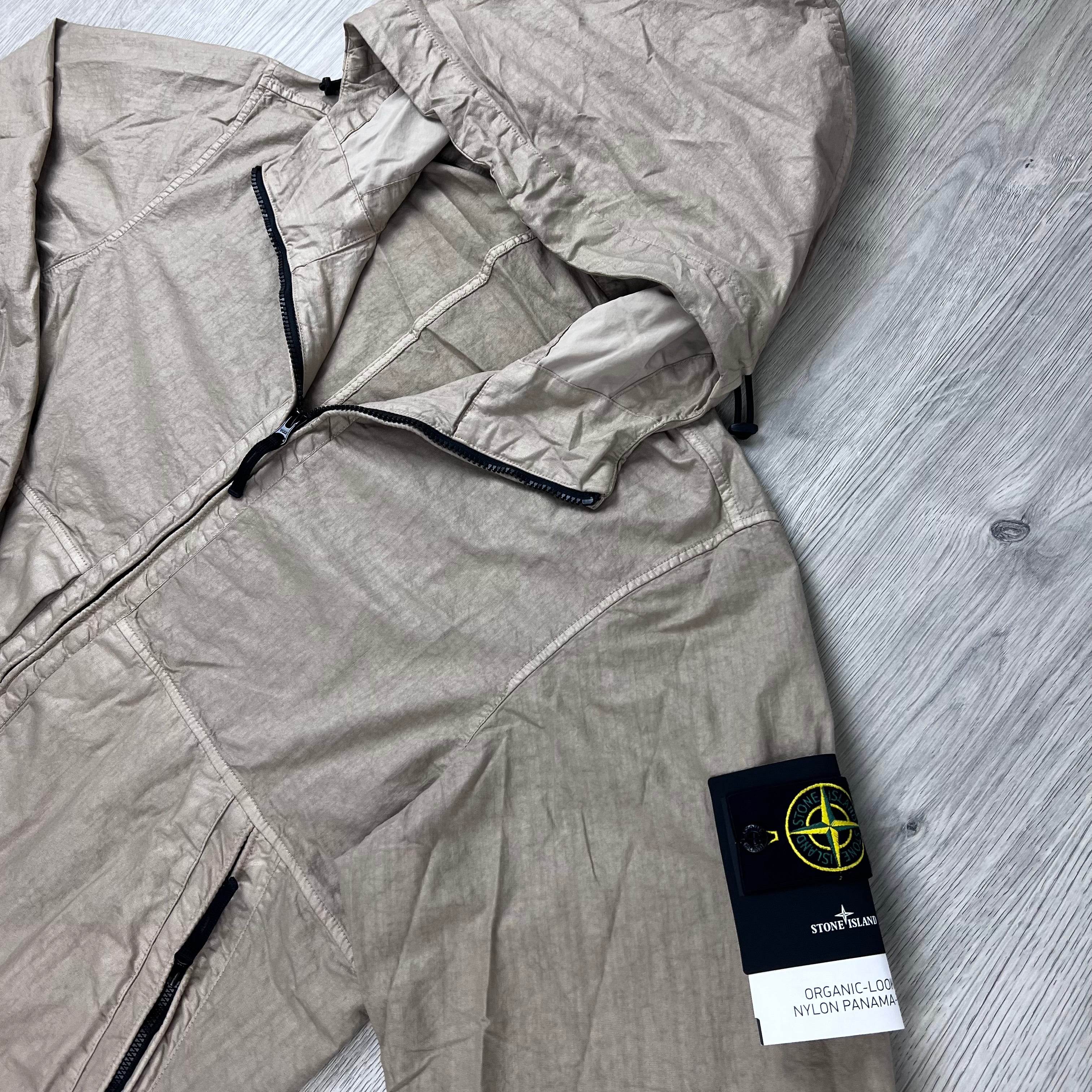 Stone Island Panama Hooded Jacket - Desert