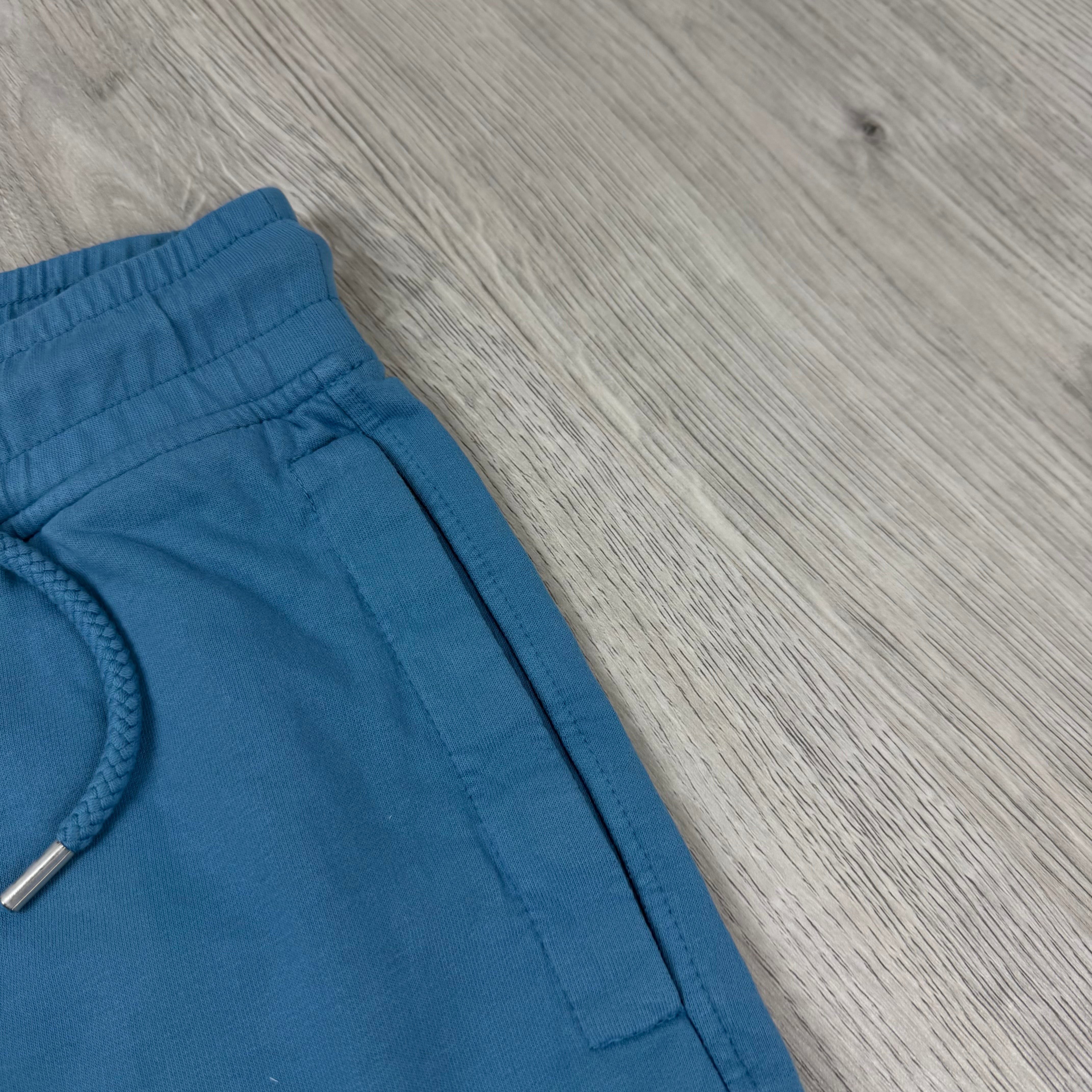 CP Company Jersey Shorts - Aegean Blue