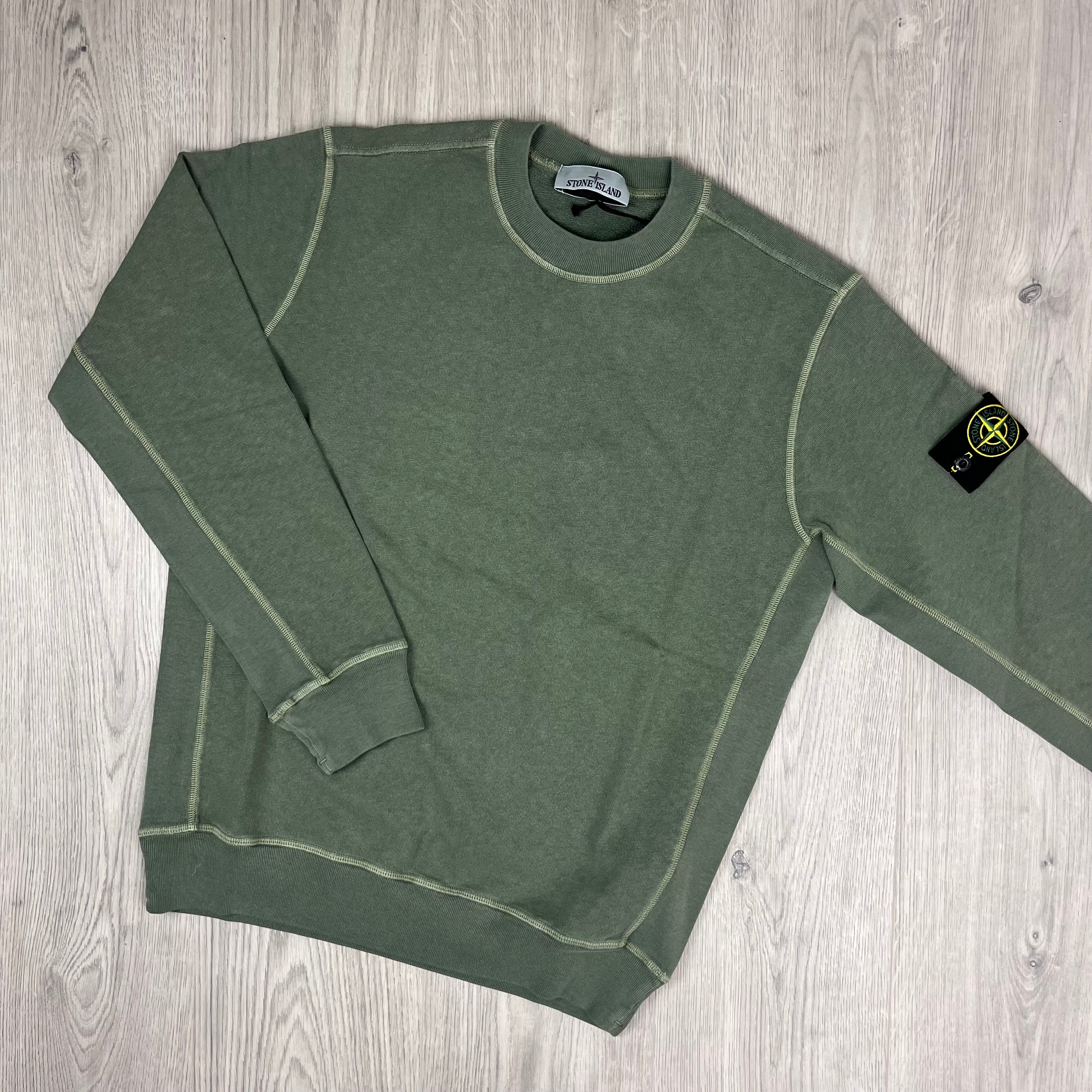 Stone Island Dyed Sweatshirt - Musk