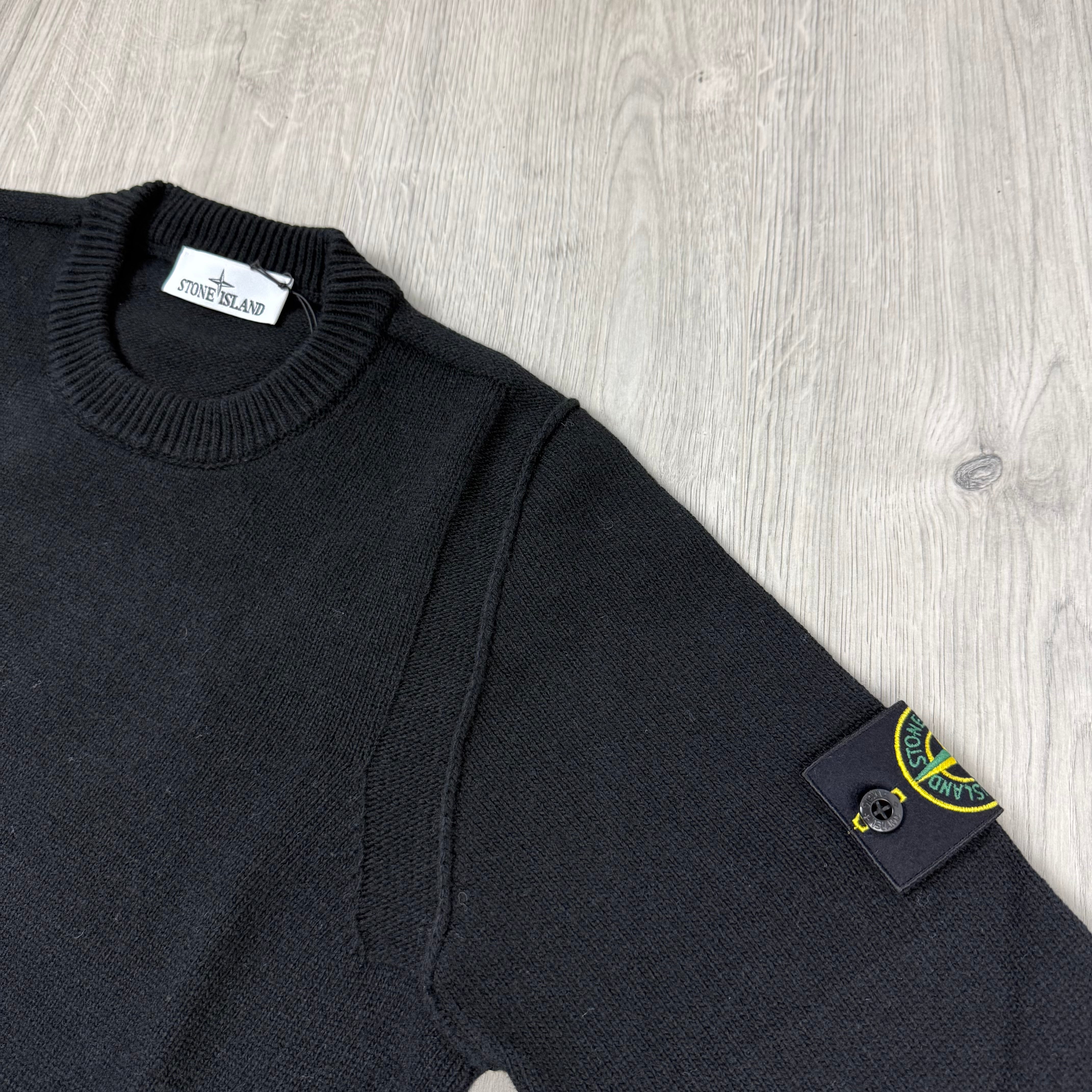 Stone Island Knit Sweatshirt - Black