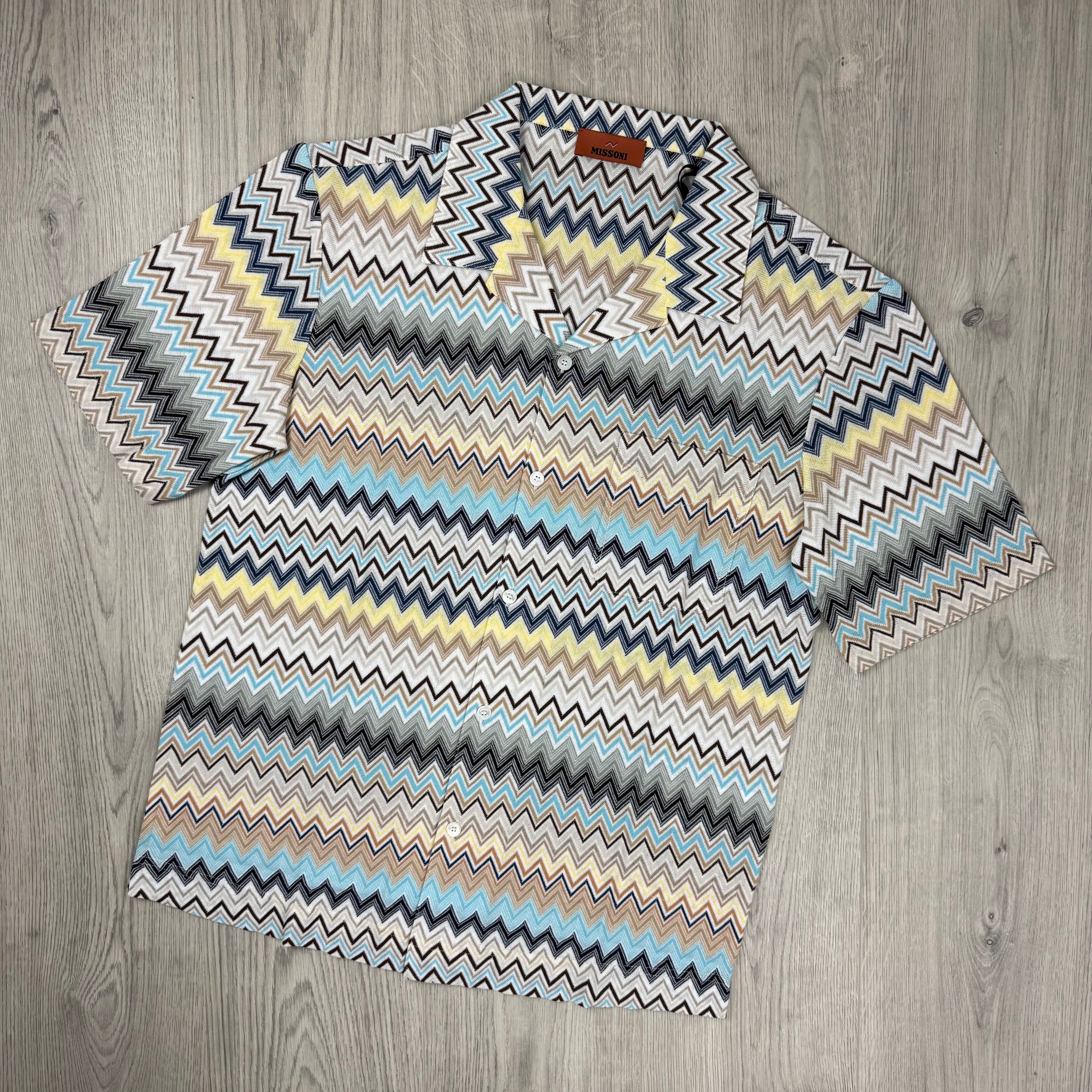 Missoni Chevron Bowling Shirt - Cream