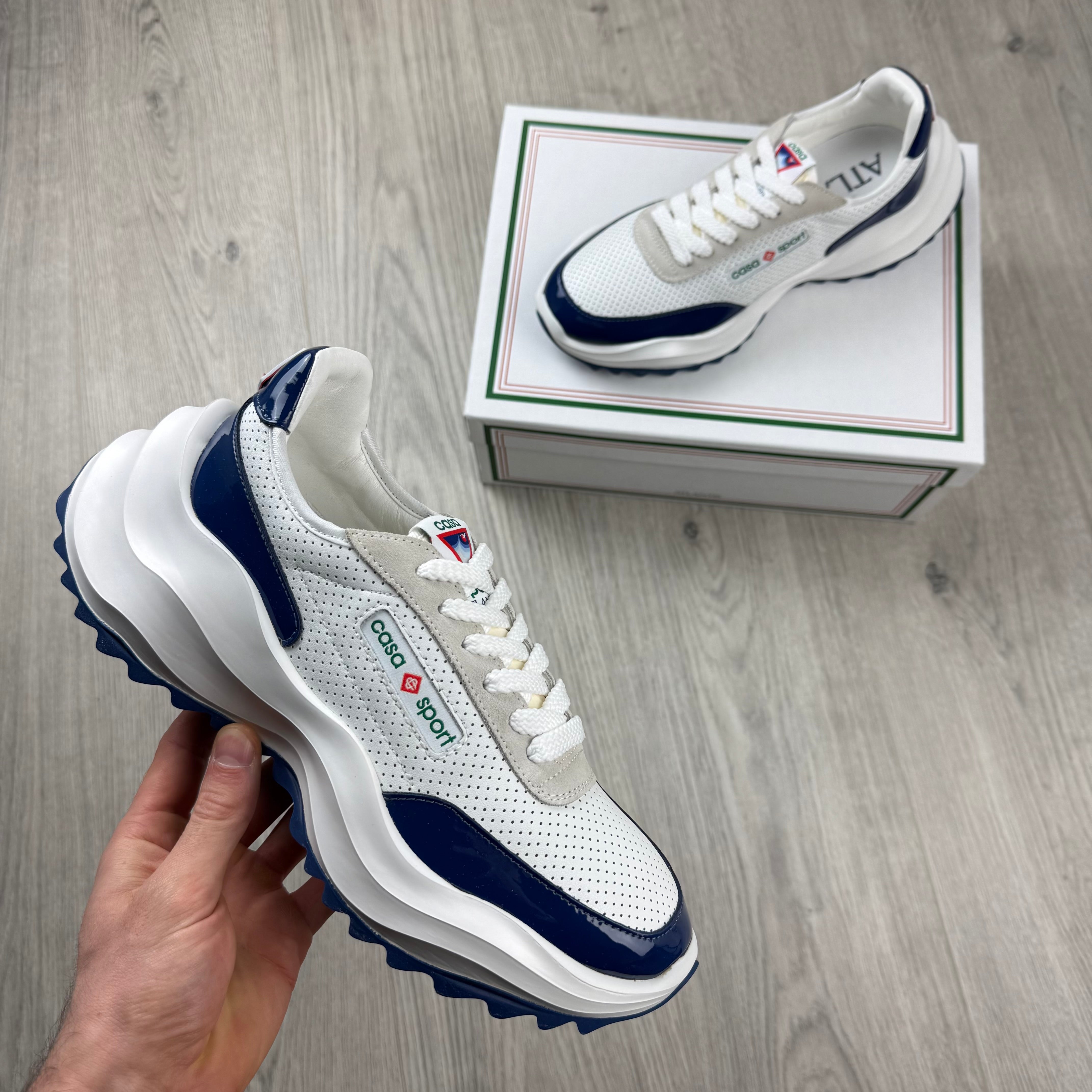 Casablanca 'Atlantis' Sneaker - White/Navy