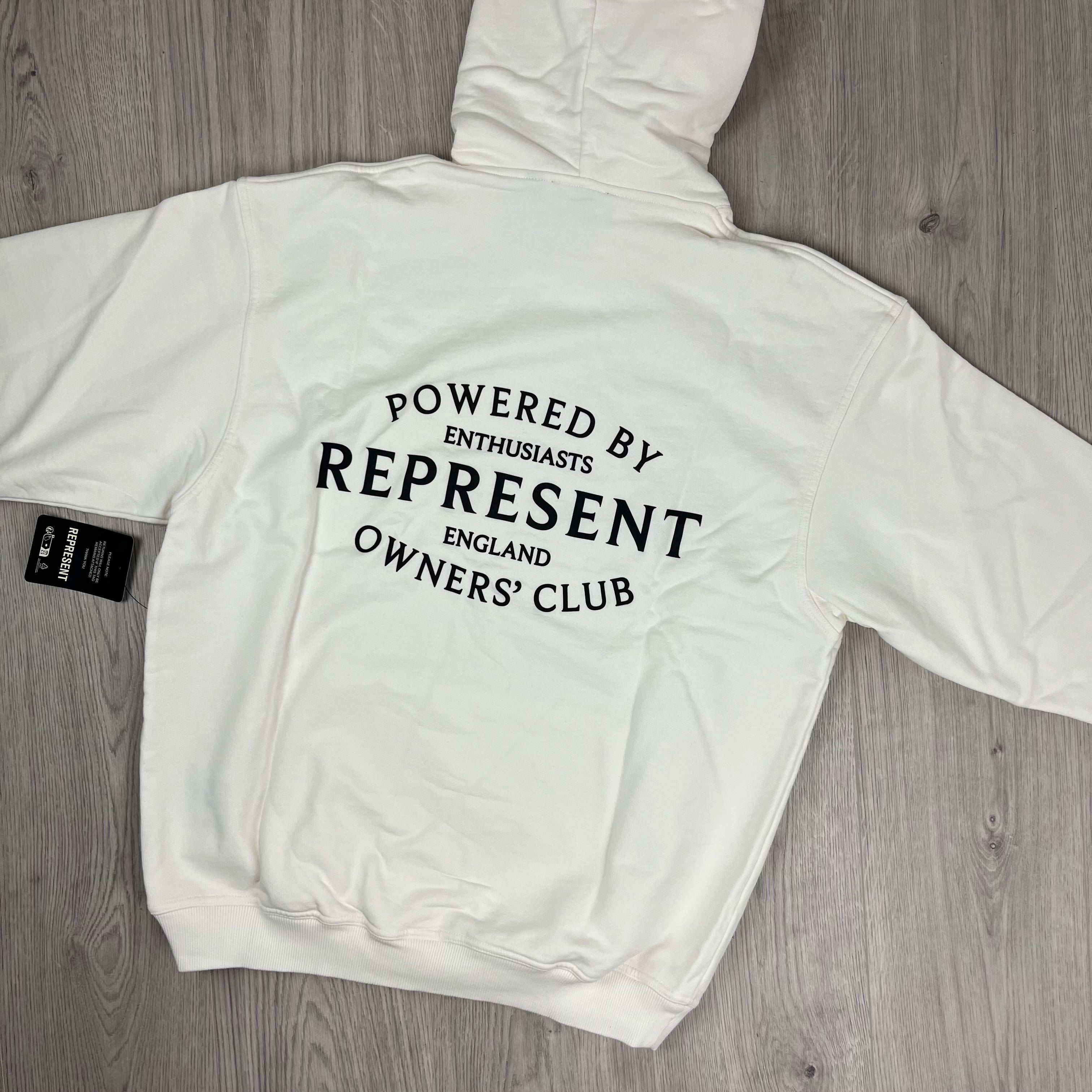 Represent 'Owner's Club' Stamp Hoodie - White