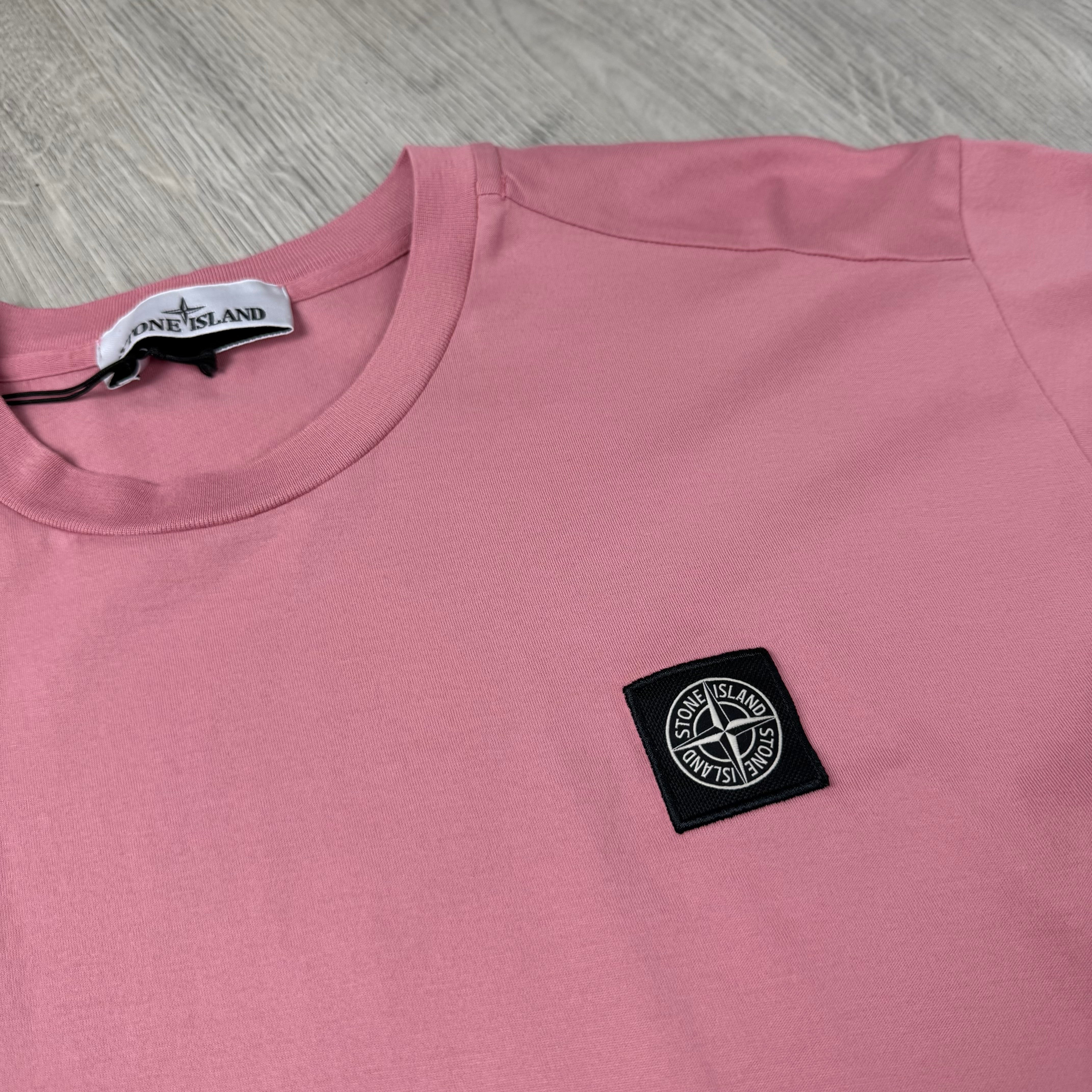 Stone Island Patch T-Shirt - Oleander