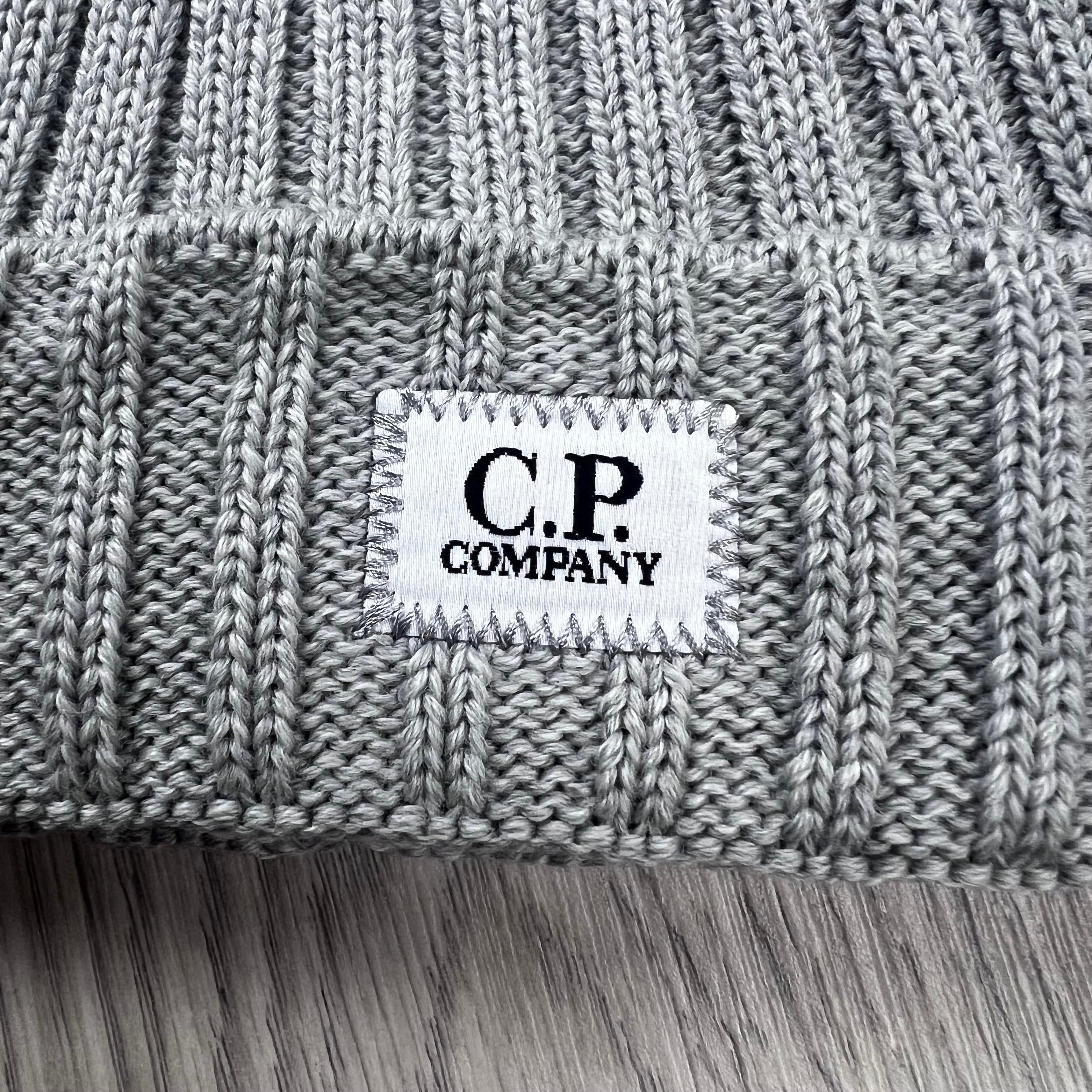 CP Company Patch Beanie - Moon Melange