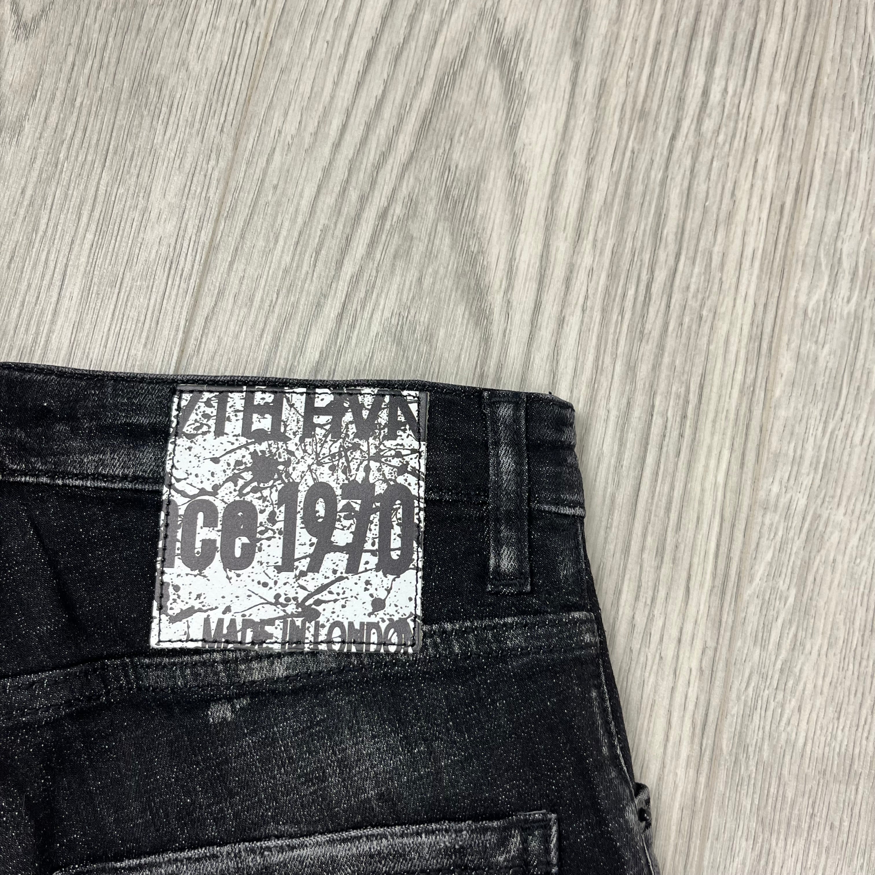 7TH HVN Slim Jeans - Black