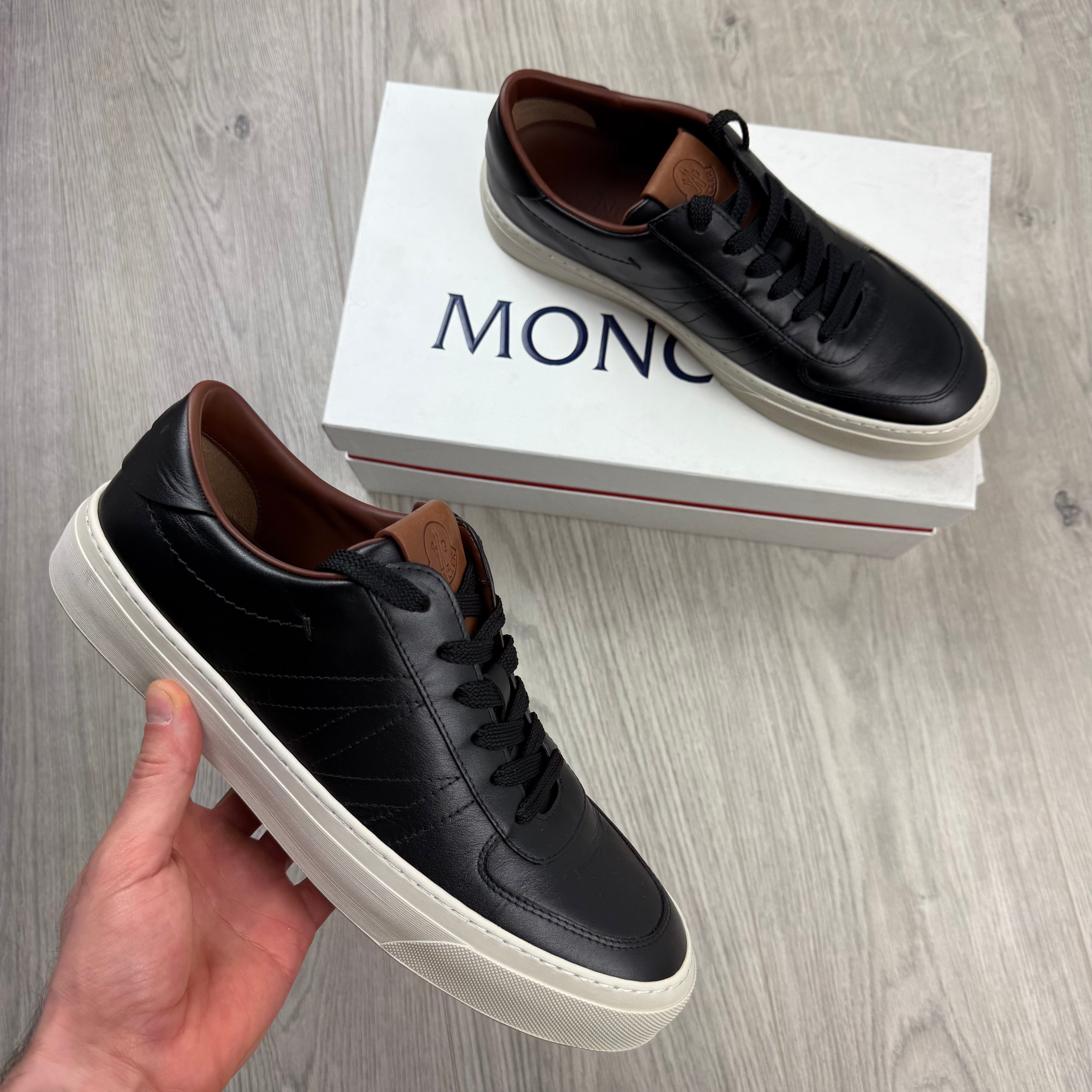 Moncler 'Monclub' Nubuck Sneakers - Black