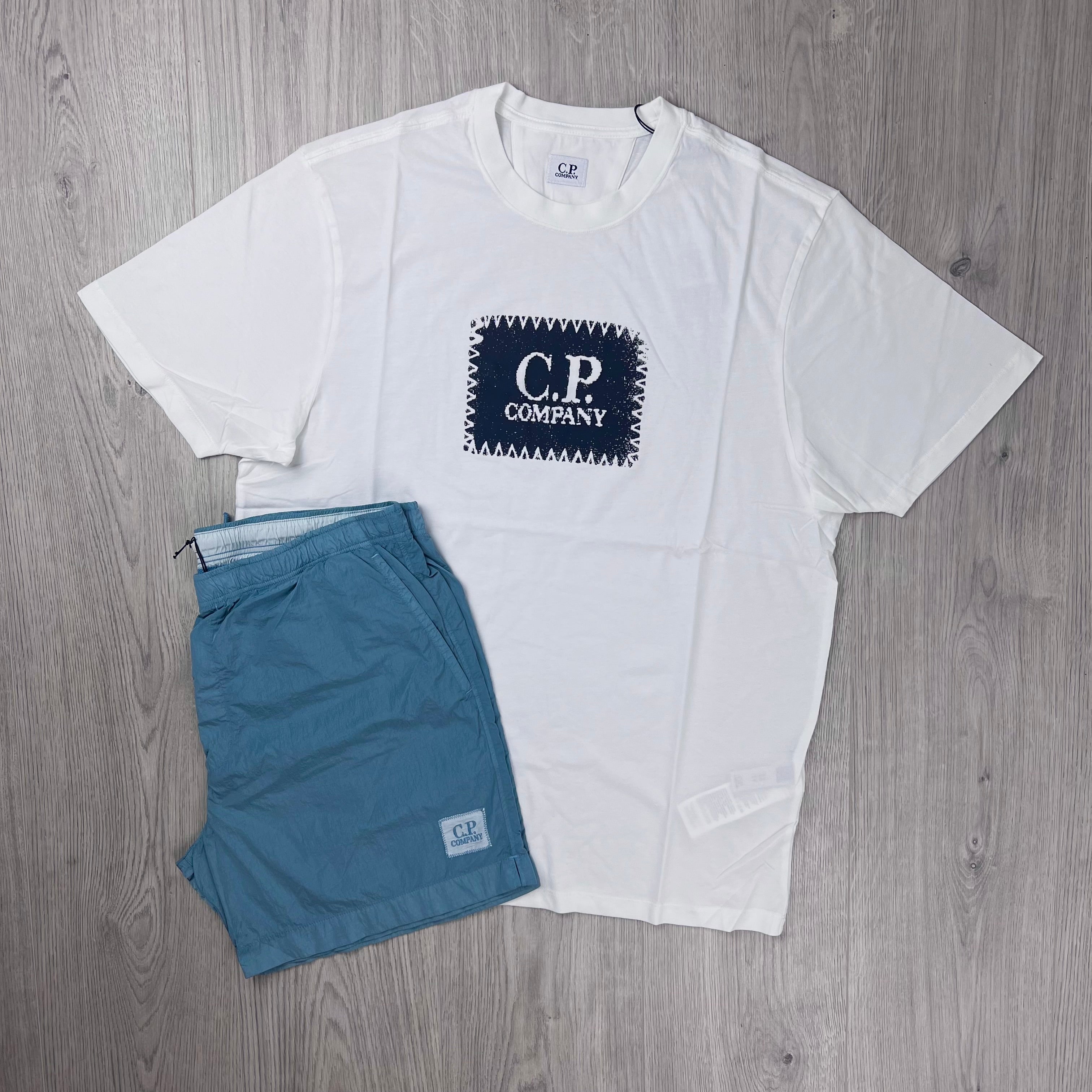 CP Company Holiday Set - White/Silver Blue