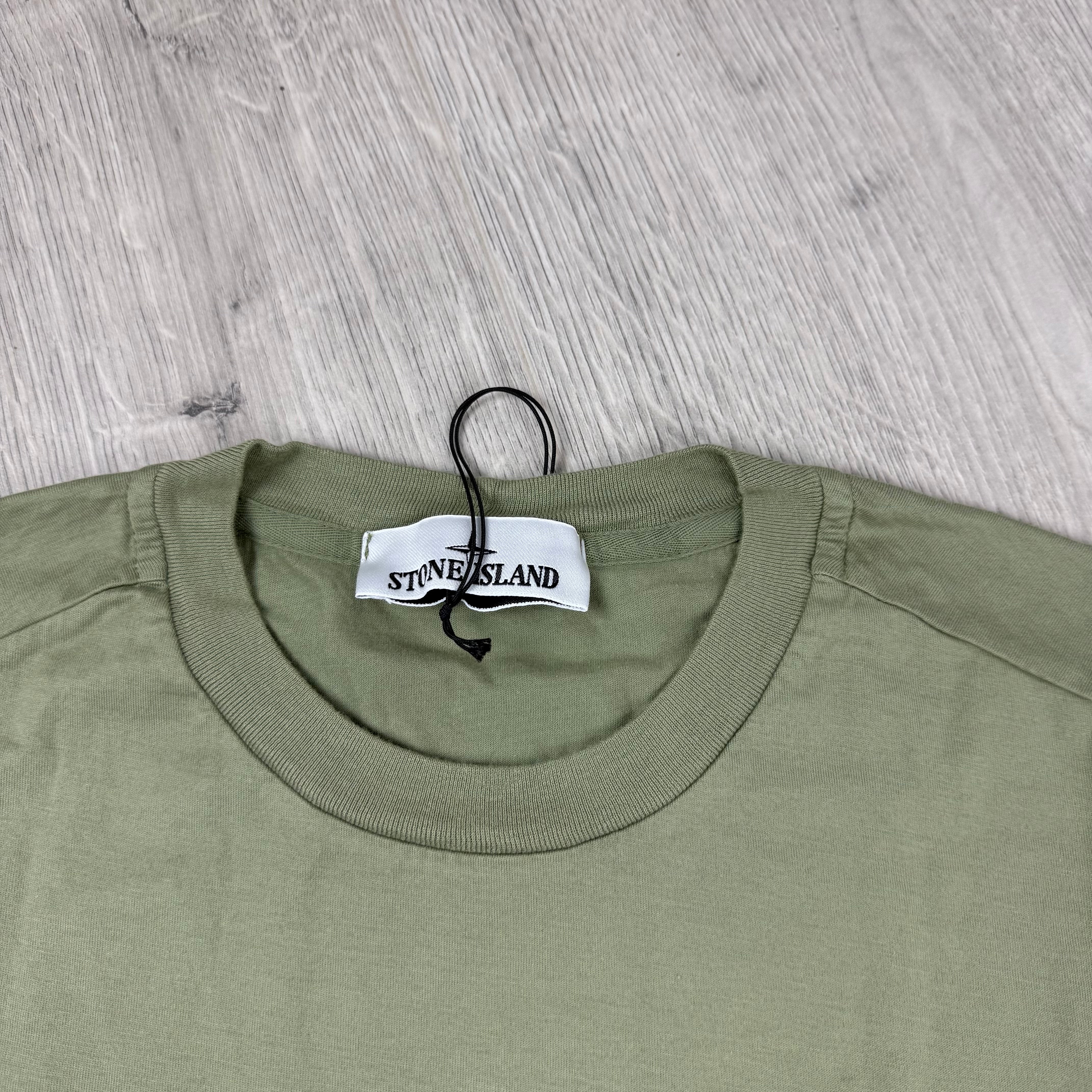 Stone Island Patch T-Shirt - Sage