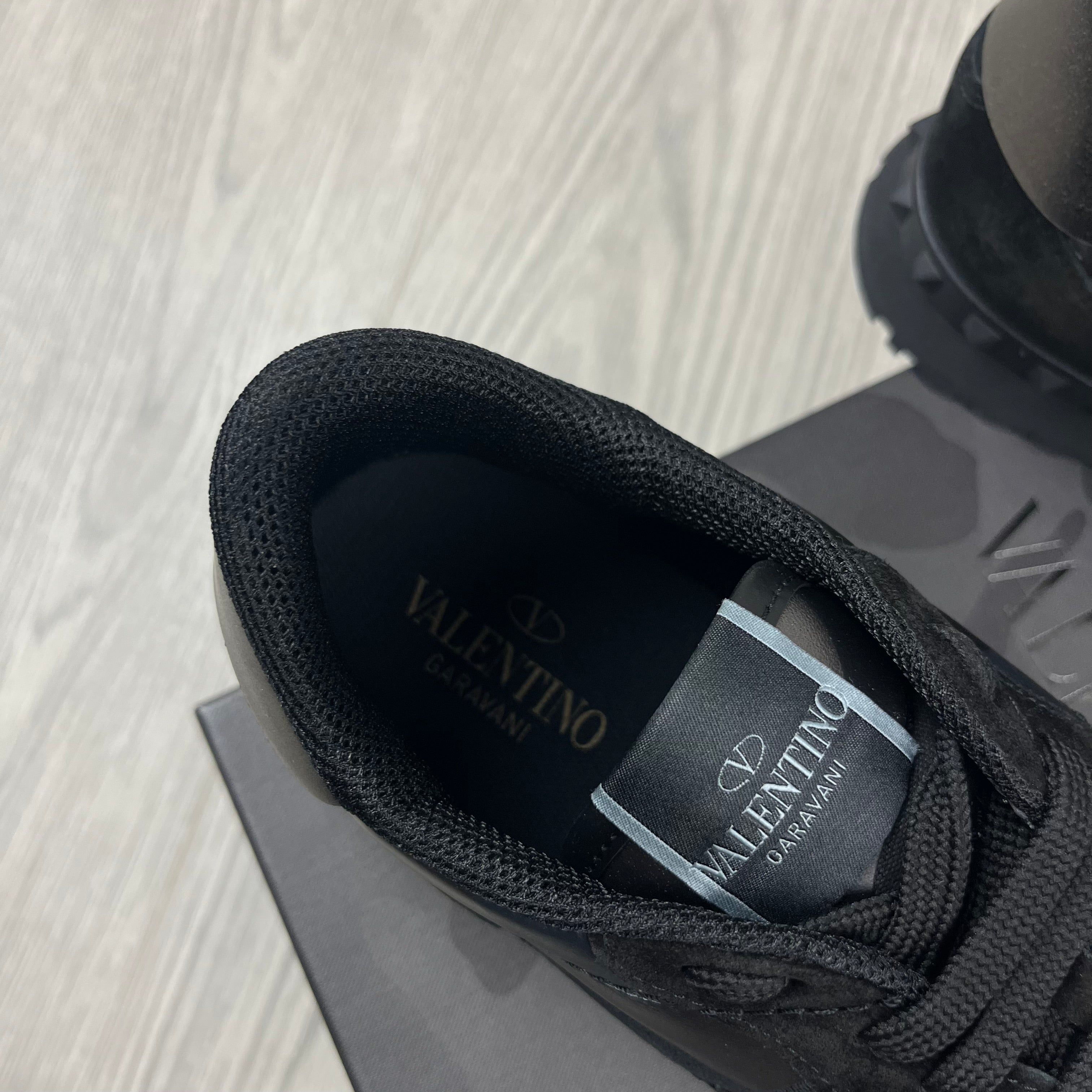 Valentino Rockrunner Sneakers - Black