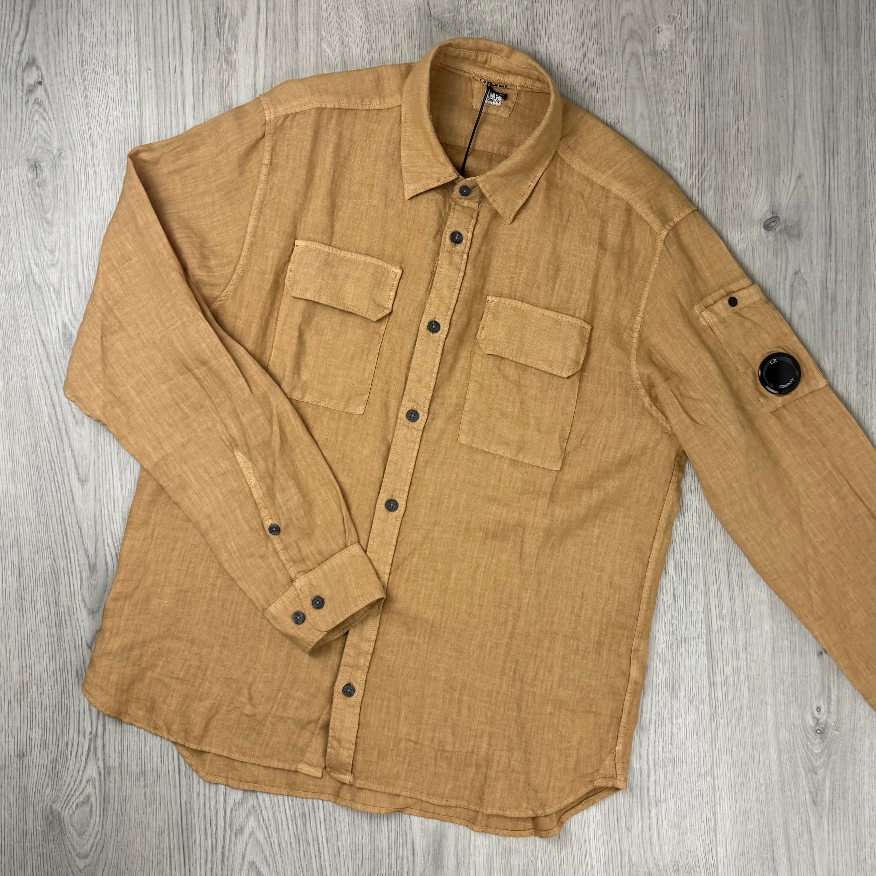 CP Company Linen Shirt - Pastry